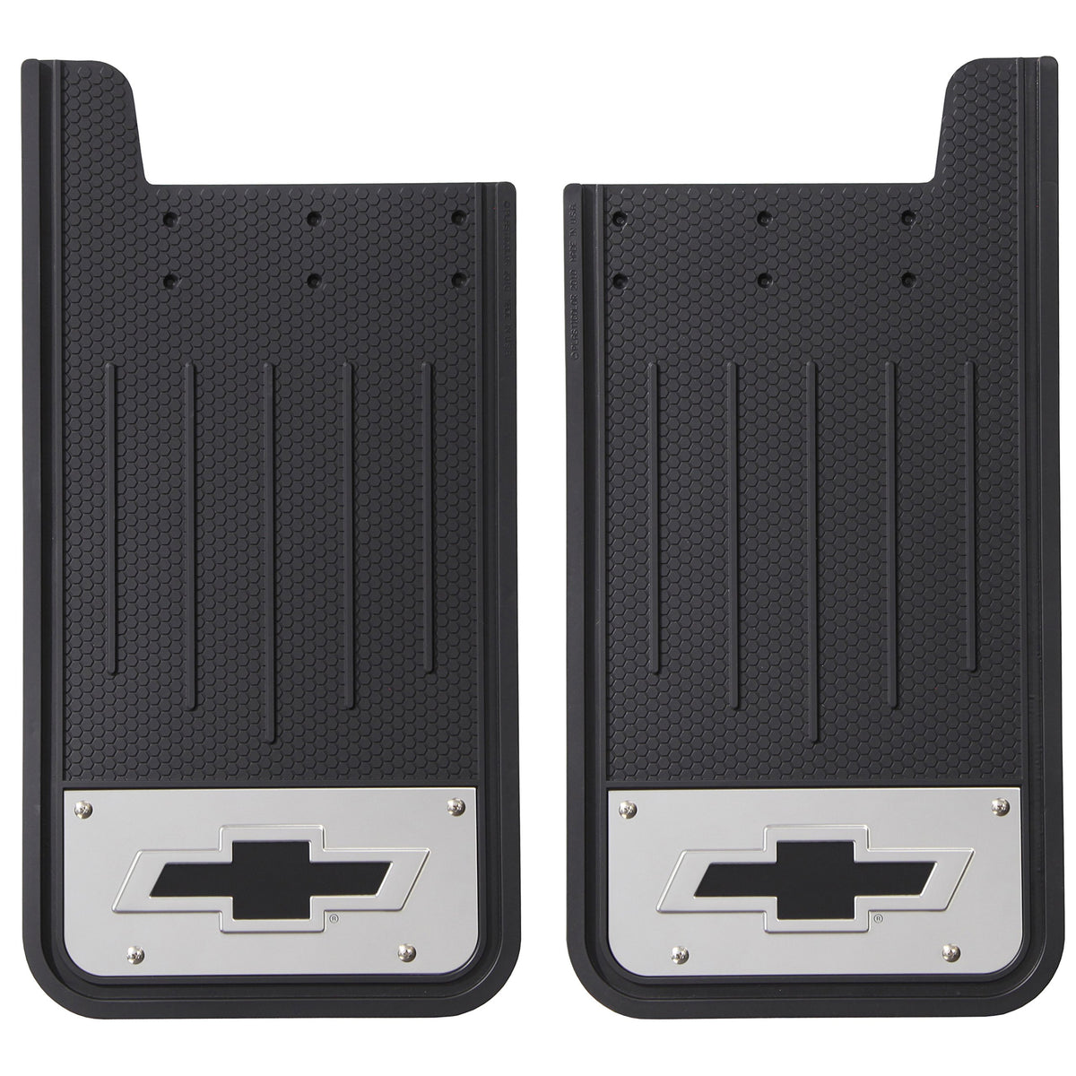 Plasticolor 000596R01 Chevy Black Rear Heavy-Duty Mud Guard