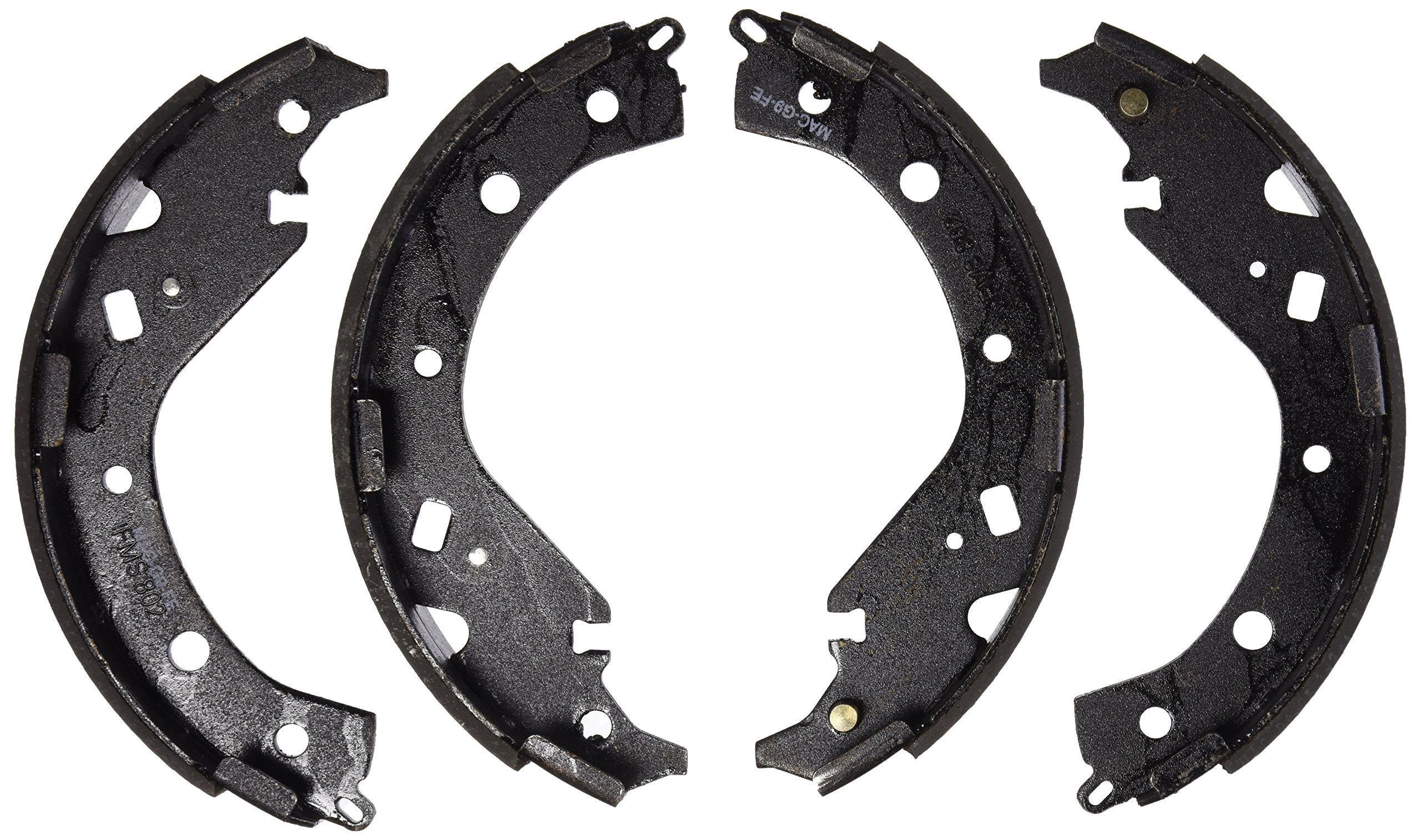 BOSCH BS802 Blue Drum Brake Shoe Set - Compatible With Select Toyota Camry, RAV4; REAR