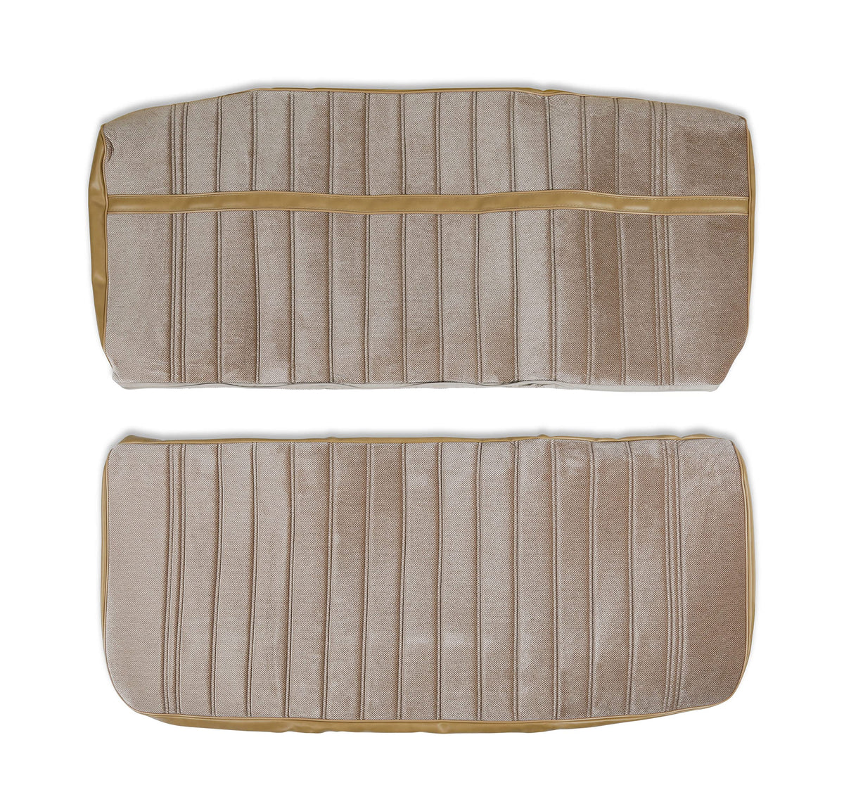 Holley 05-293: 1973-1980 C/K Seat Upholstery Kit, Vinyl/Cloth, Tan