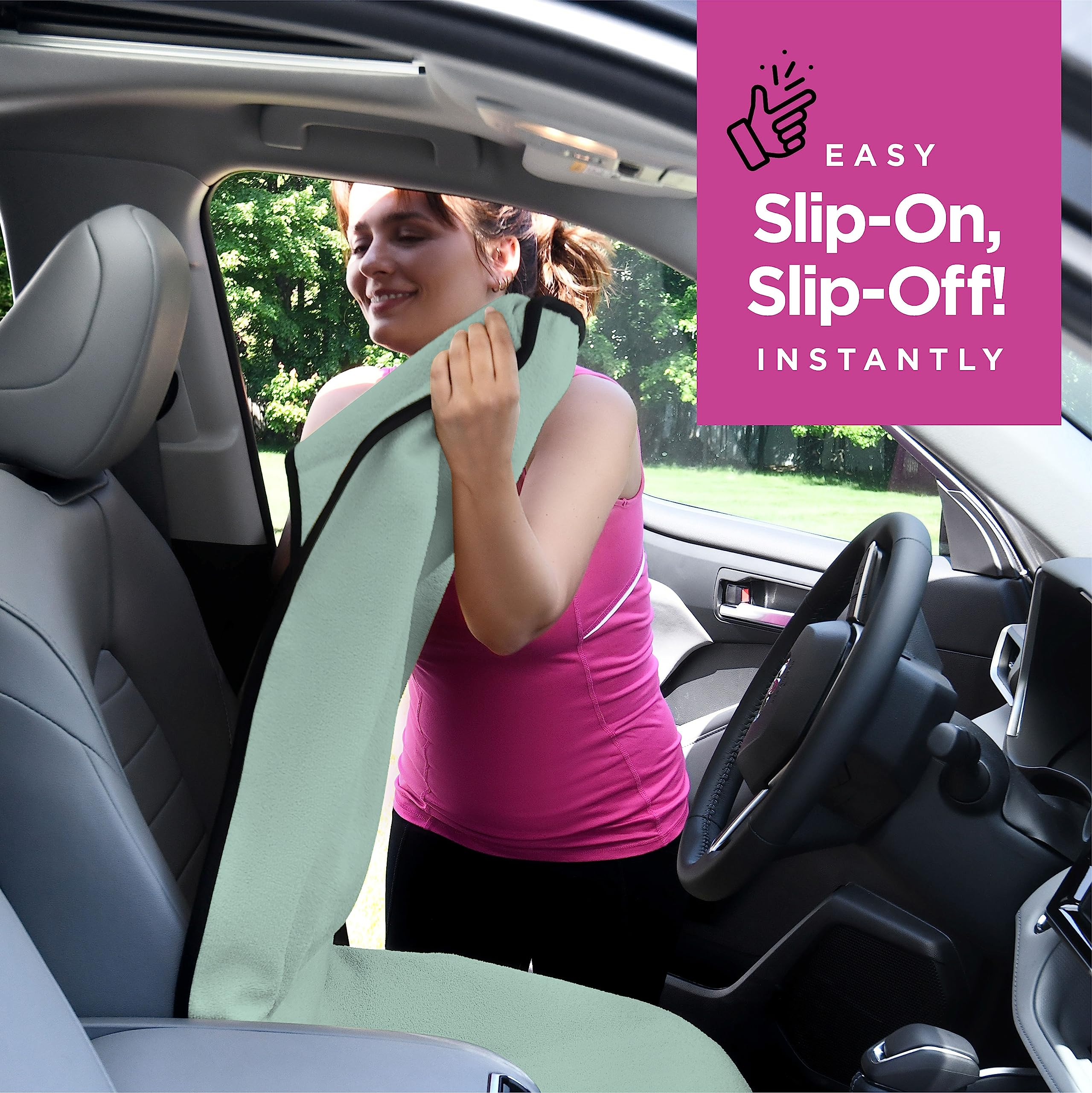 Lebogner Waterproof Seat Cover, Sweating Towel For Post Gym Workout, Running, Swimming, Beach And Hiking, Universal Fit Anti-Sli