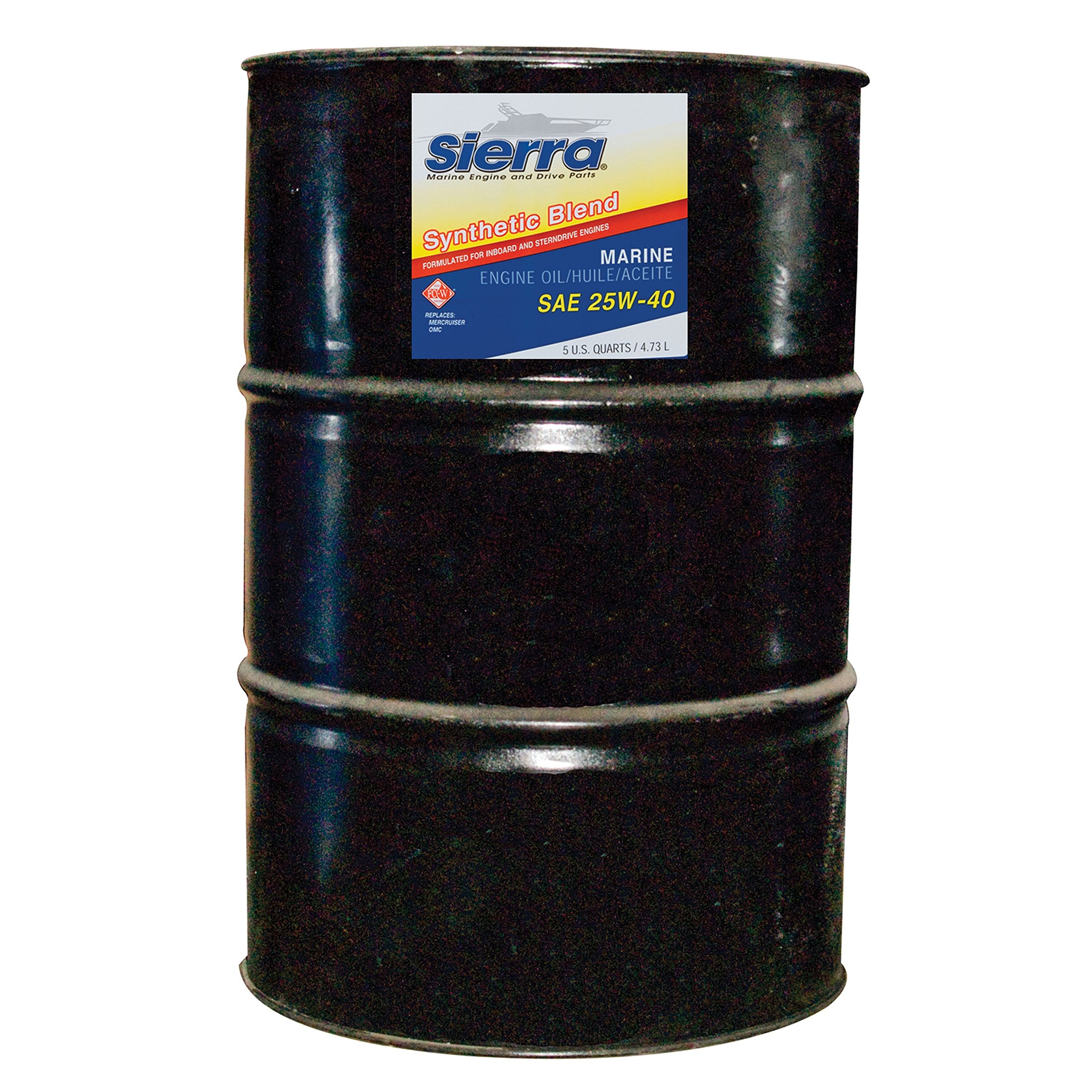 Sierra International Sierra 18-9440-7 25W-40 Synthetic Blend Engine Oil - 55 Gallon