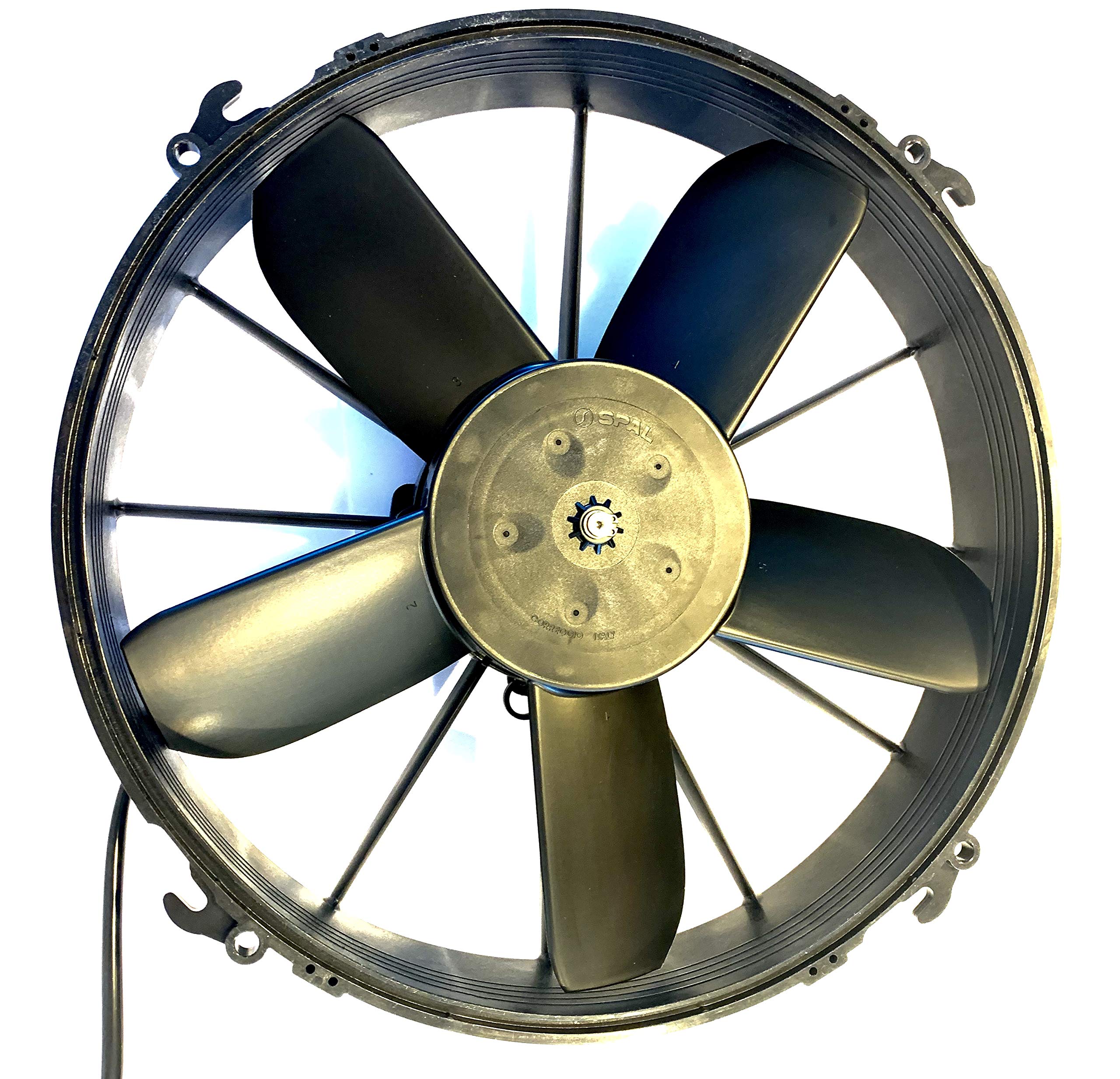 Spal 30102038 12in Puller Fan Paddleblade 1640 CFM, 1 Pack