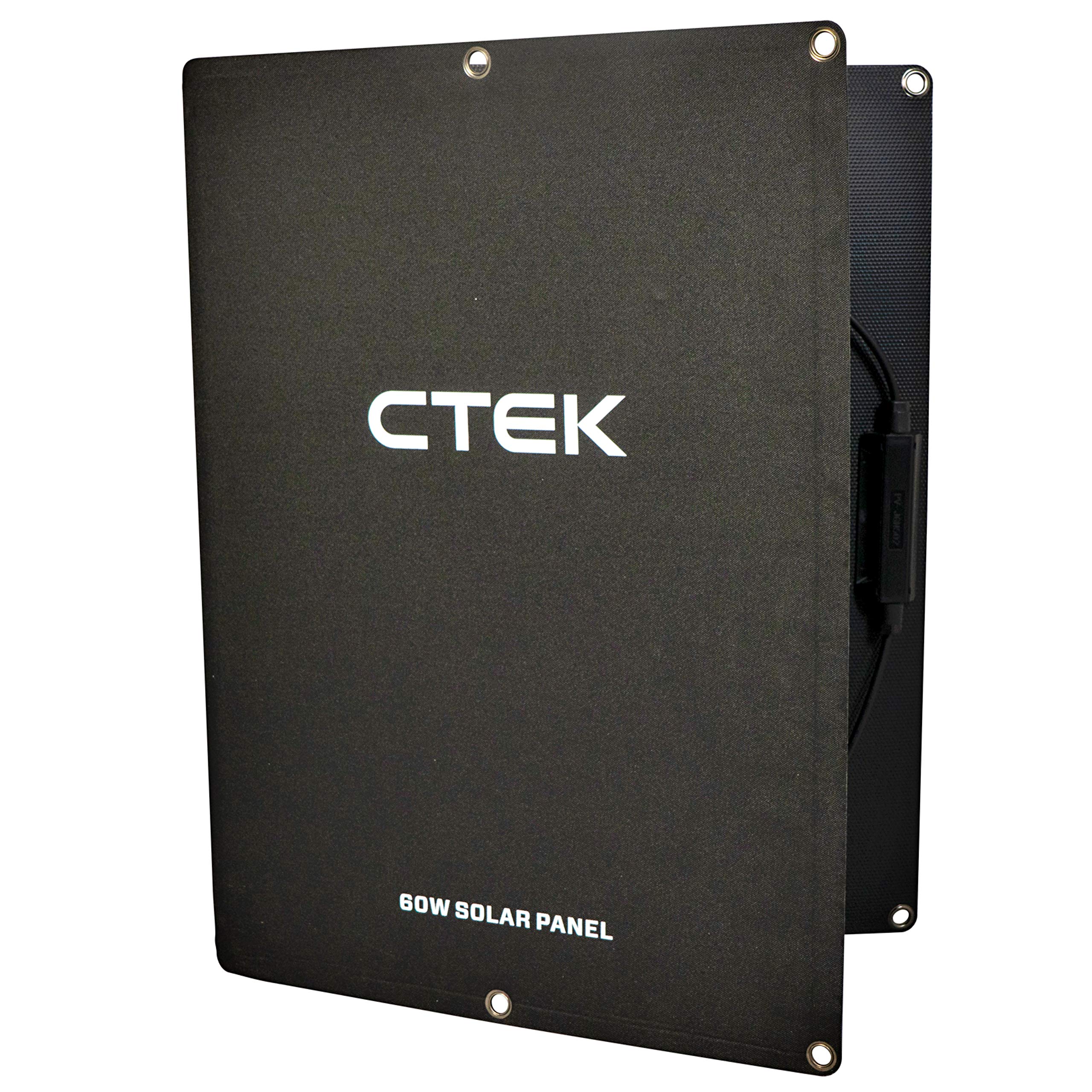Ctek Solar Panel Charge Kit 40-463 - Charges The Cs Free Portable Vehicle Battery Charger, Black