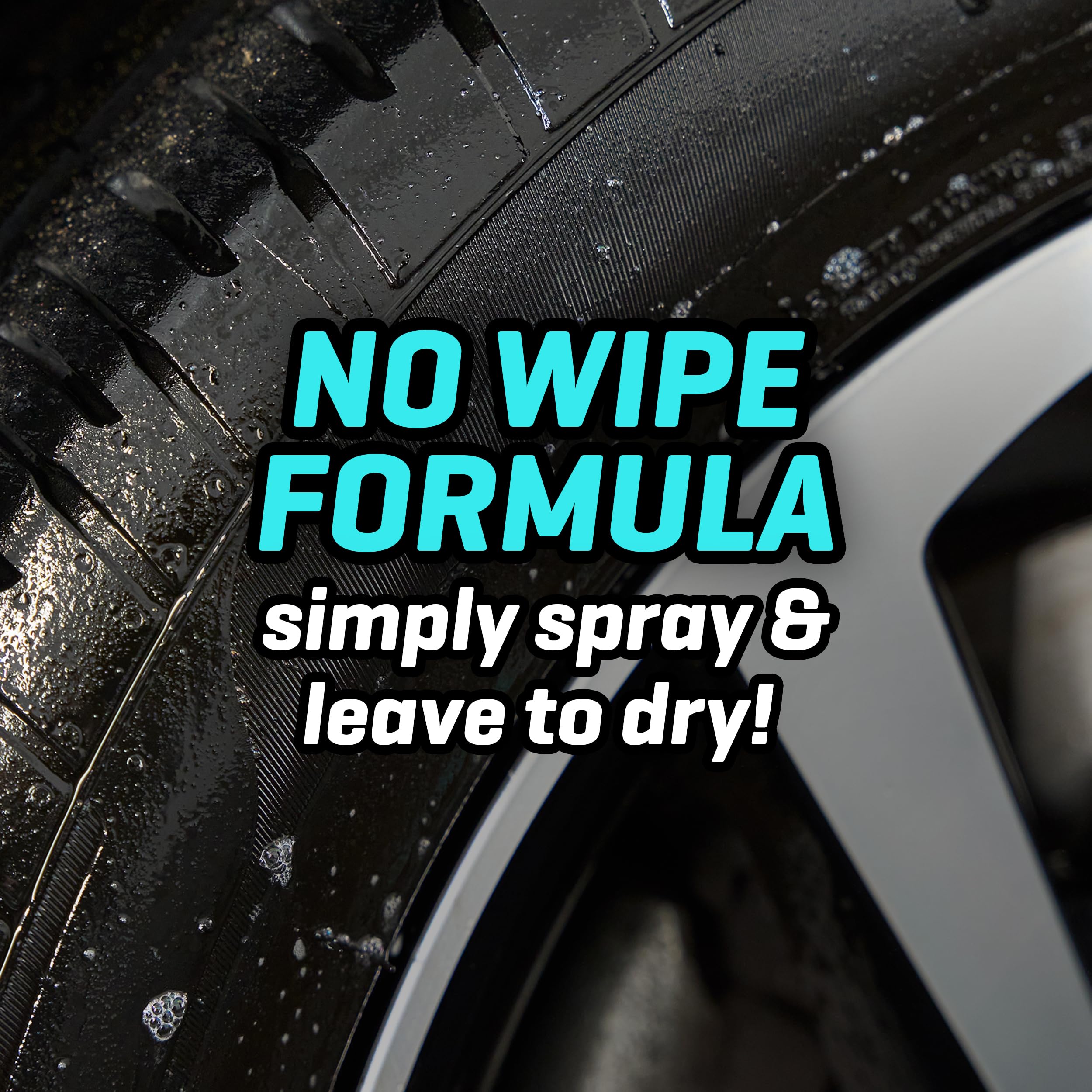 Carplan Demon Tyres, Wet Look Tyres, 34 Fl Oz