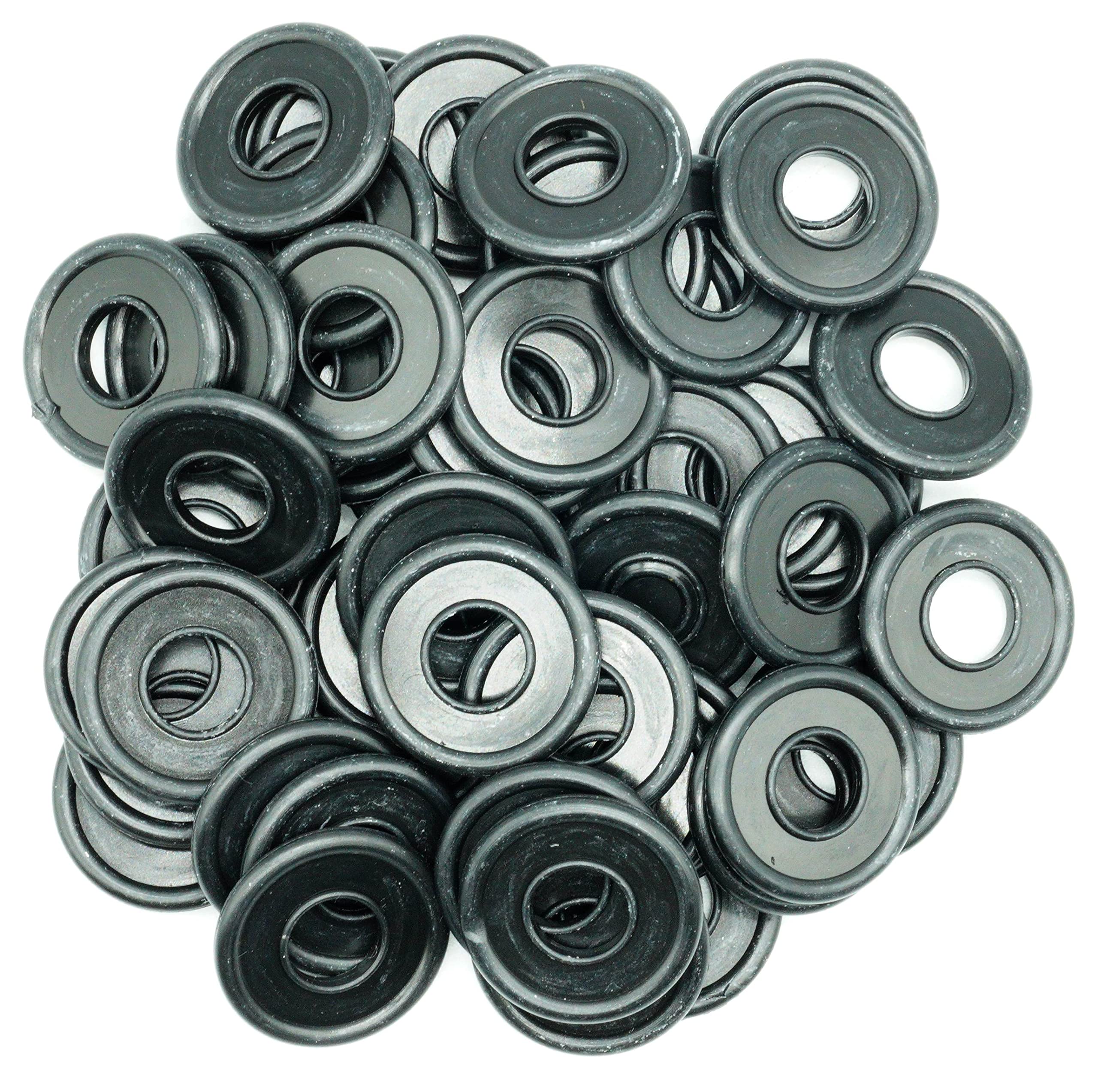 Dsnaduo 50 Pcs Rubber Drain Plug Gasket, Fits M12 Replace 097-115,65327,21007240 (25Mm Od) (25.7X10Mm)