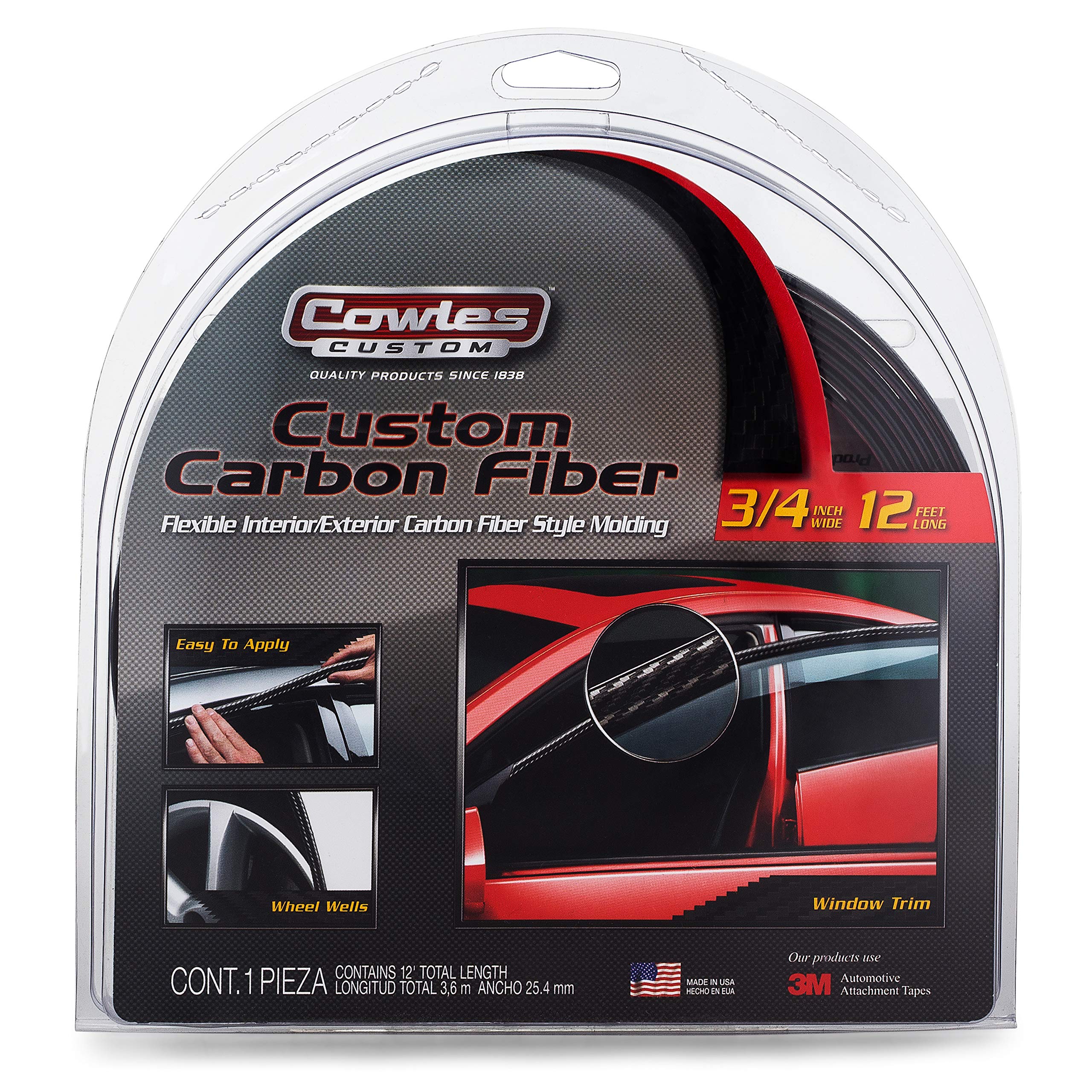 Custom Carbon Fiber Exterior Molding (3/4'' Wide)