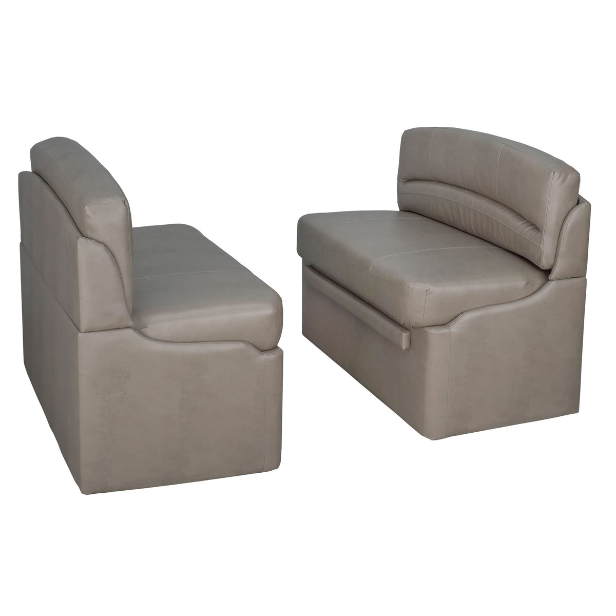 Recpro Charles 38 Rv Dinette Booth With Storage | Converts To Bed | Rv Dining Room (Putty, 2)