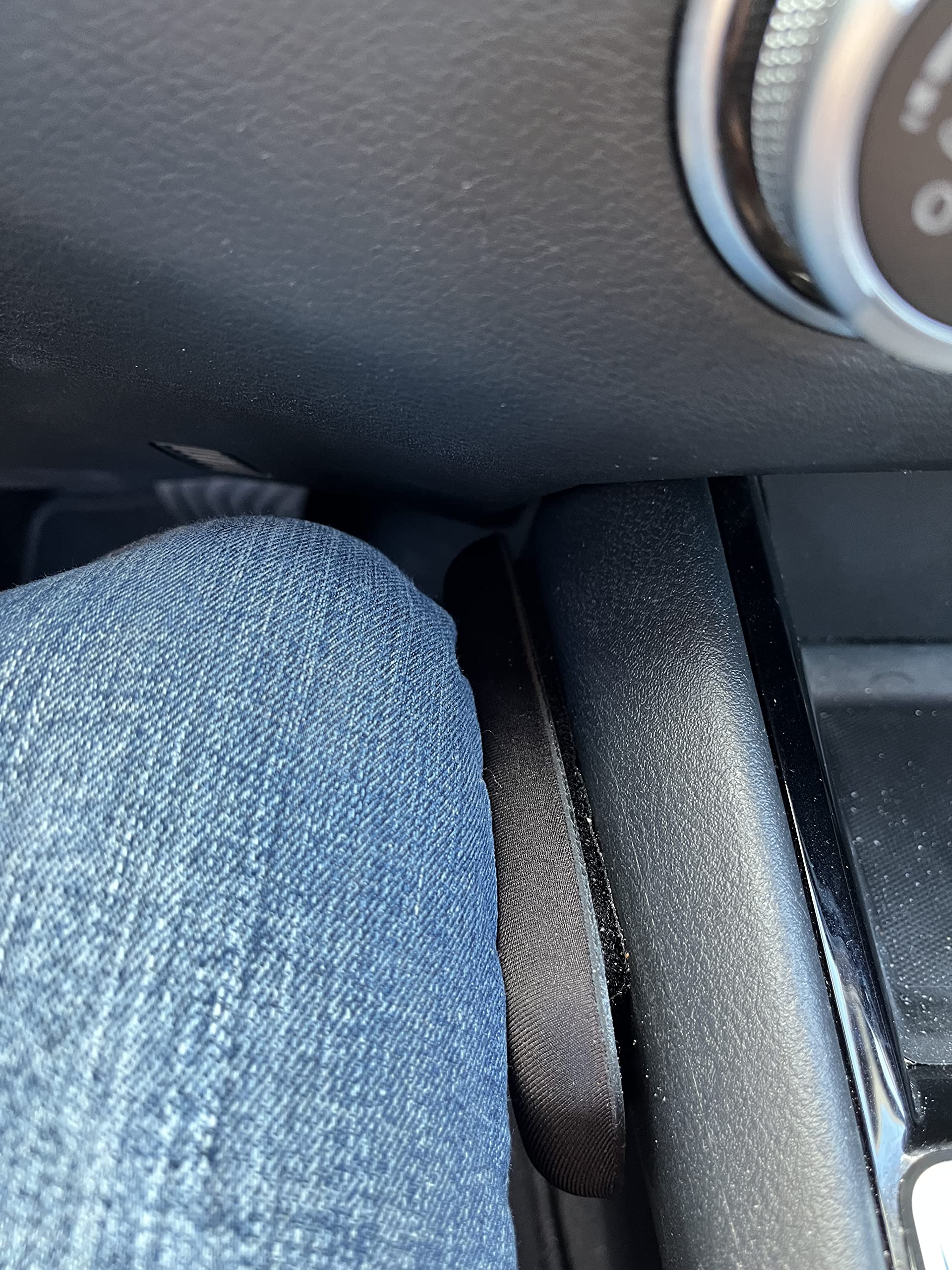 Car Knee Cushion Pads, High-Density Memory Foam, For Comfort And Pain Relief While Driving (Black, Set Of 2)