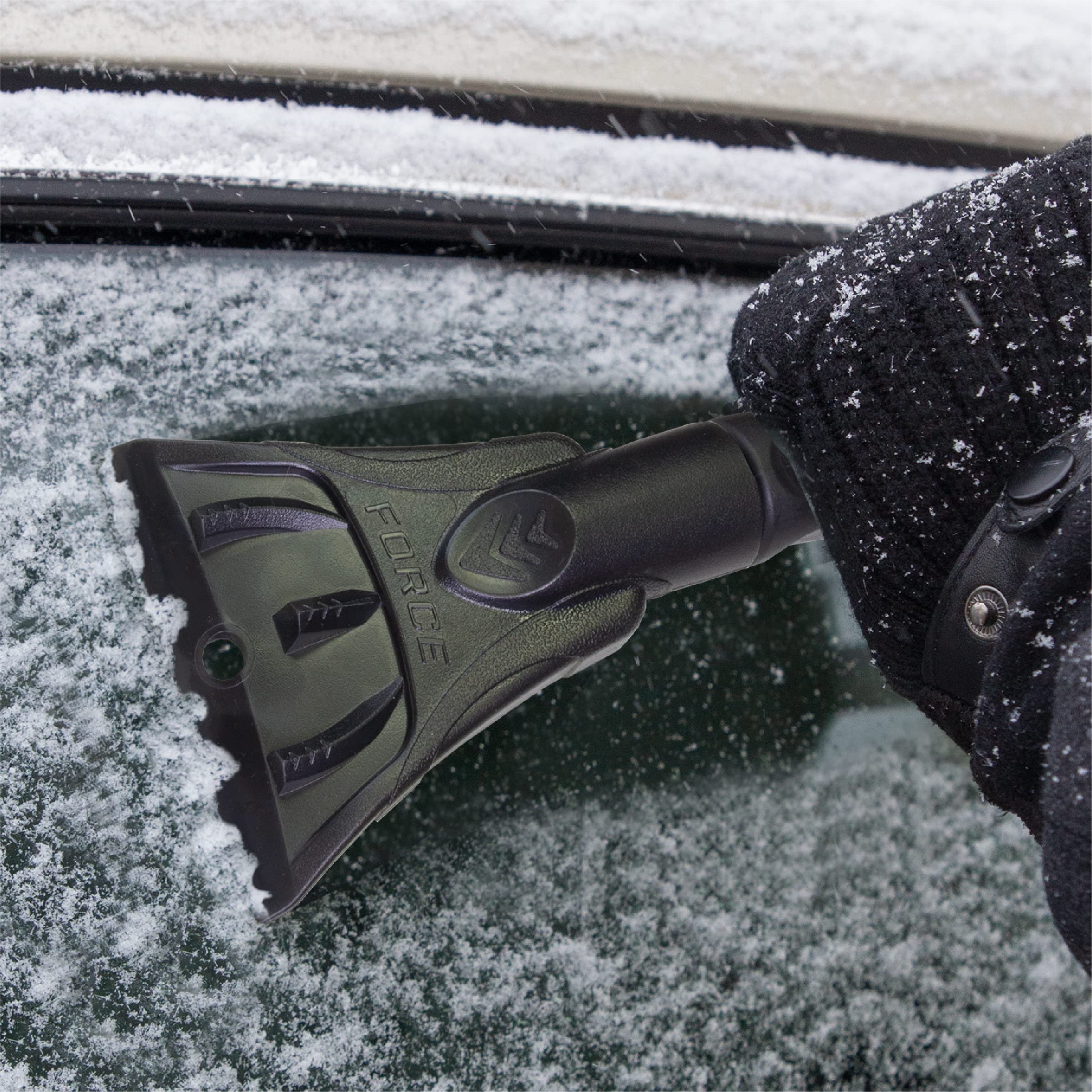 Mallory Force 17    2-518 Snowbrush With Ice Scraper For Cars, 2 Pack