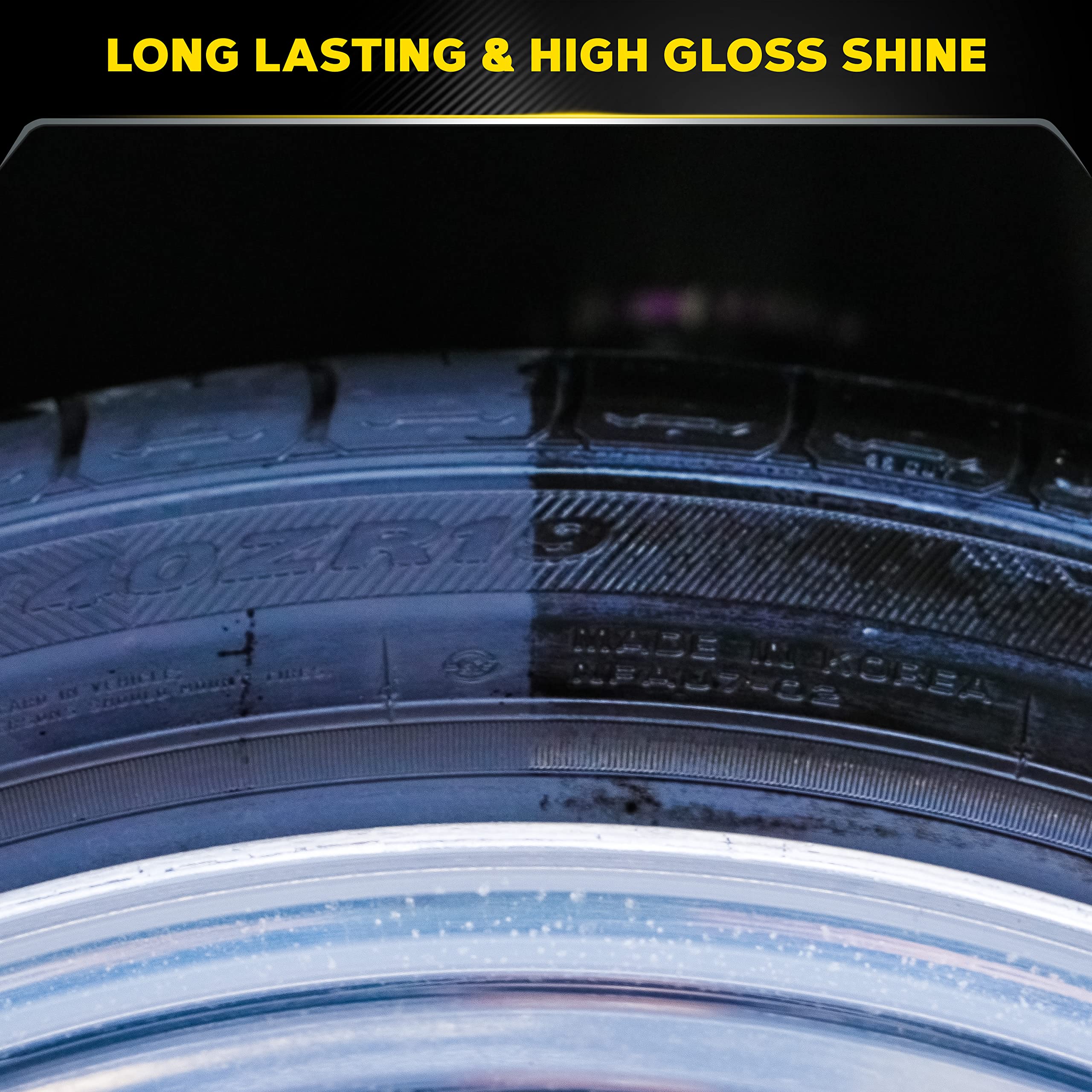 Meguiar'S Hybrid Ceramic Tire Shine - Long-Lasting Shine That'S Durable & Water-Resistant Hybrid Ceramic Technology - 16 Oz Spray