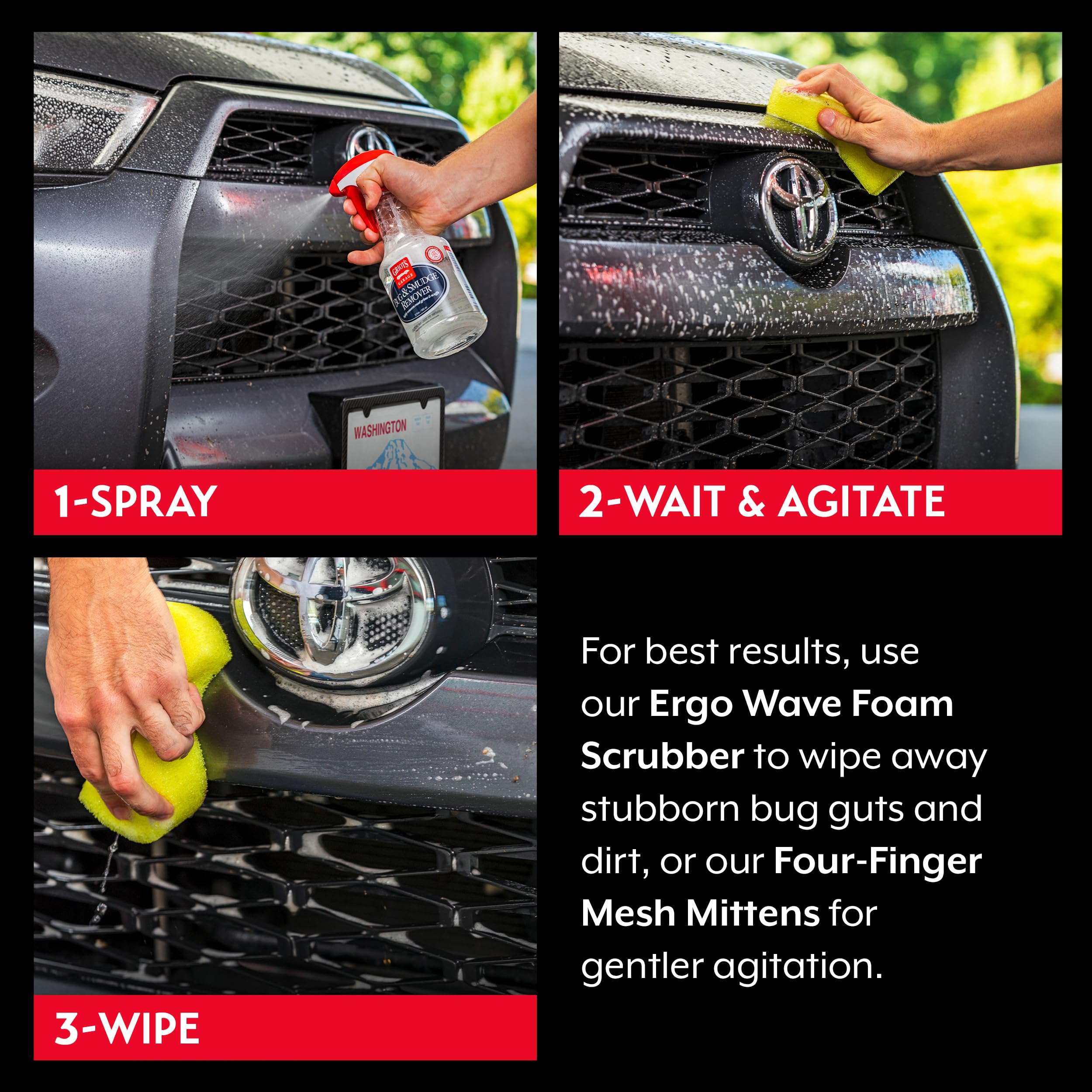 Griot'S Garage Smudge Remover, Car Cleaning Spray For Spot Removal, Works On All Exterior Surfaces, Releases Smudges, Oil, Grime