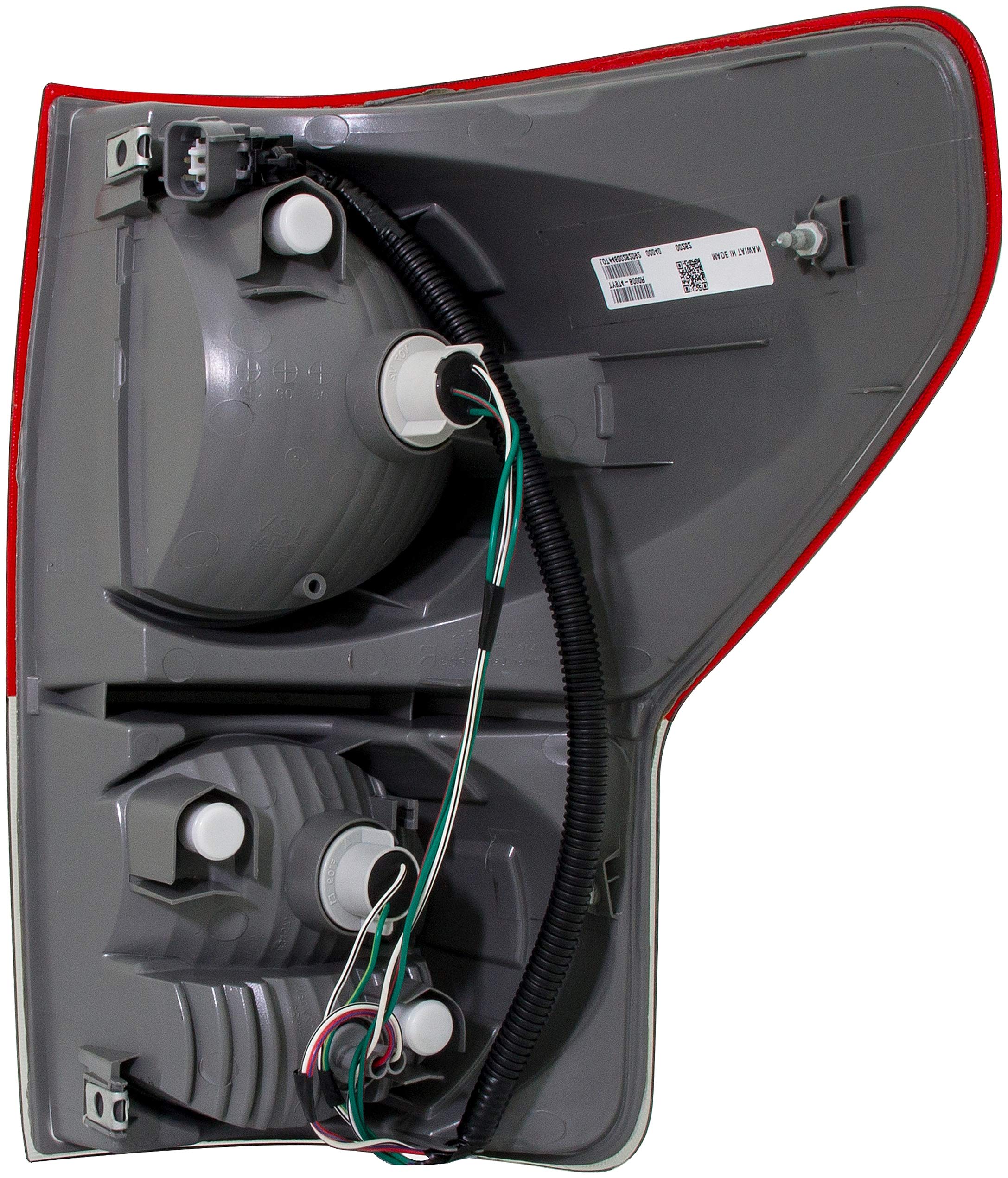 Dorman 1611540 Driver Side Tail Light Assembly Compatible With Select Toyota Models