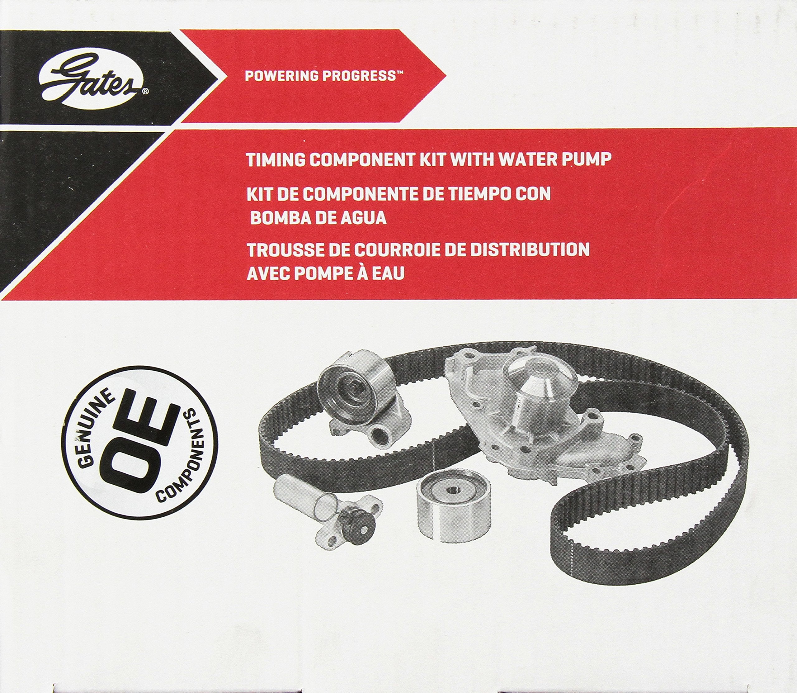 Gates Tckwp227 Powergrip Premium Timing Belt Component Kit With Water Pump