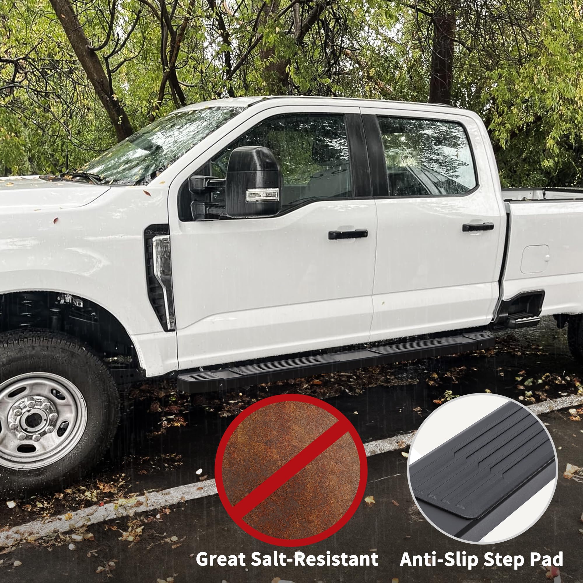 Yitamotor 6 Inches Running Boards Compatible With 2007-2018 Chevy Silverado/Gmc Sierra 1500, 2007-2019 2500Hd 3500Hd, 2019 Ld/Li