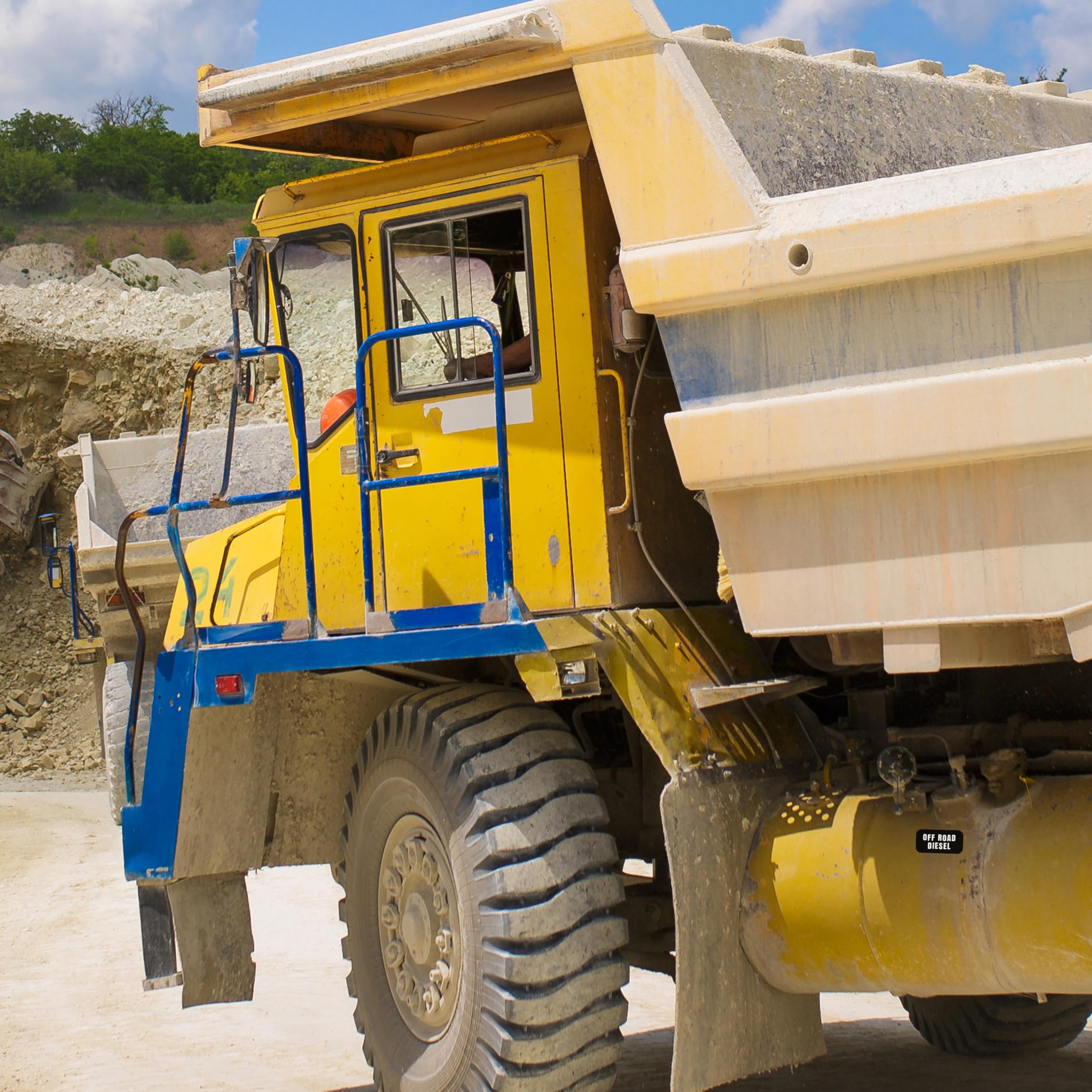 Off Road Diesel Sticker - Tractors, Construction, Agriculture, And Heavy Equipment - Weather Proof, Extreme Stick, Commercial Gr