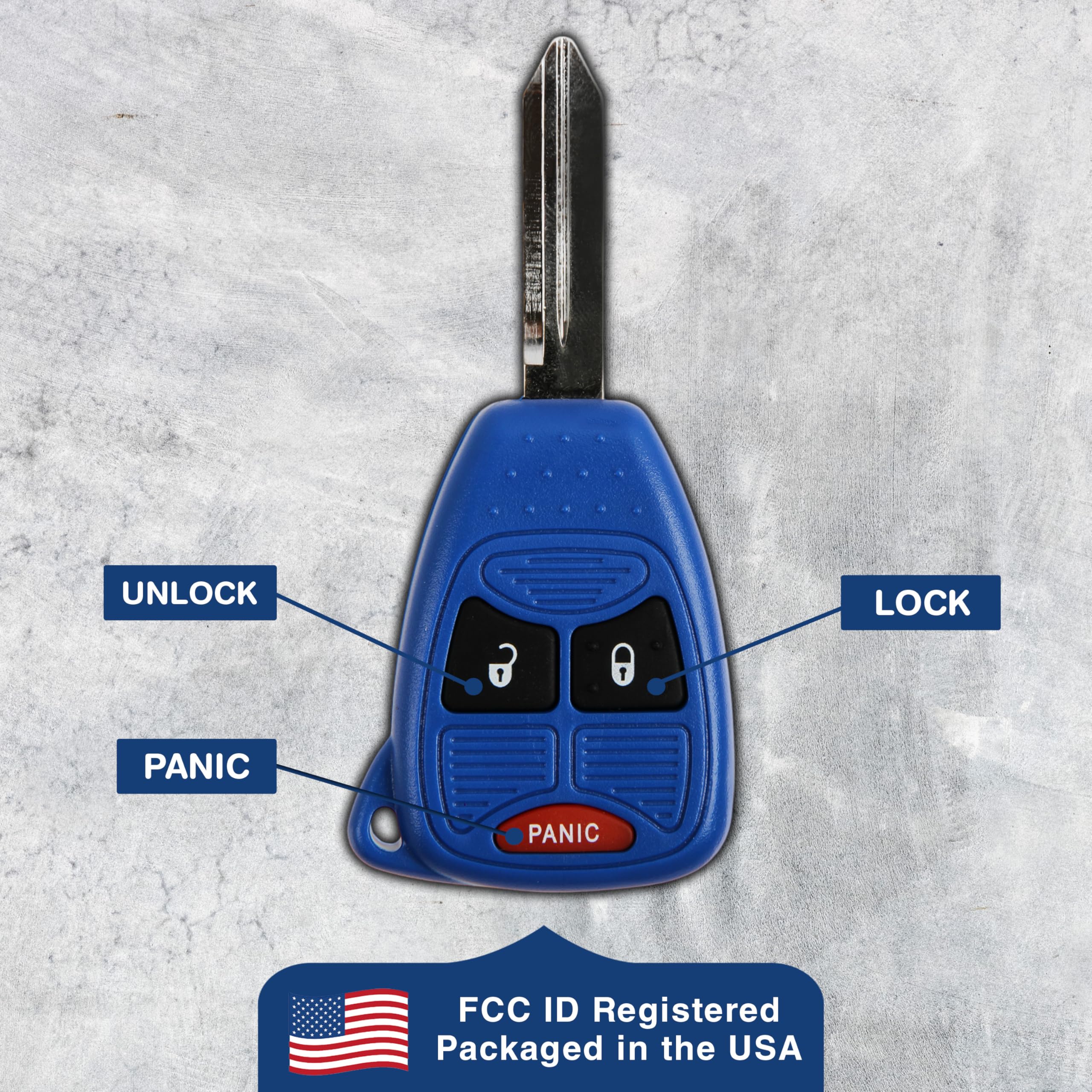 Keylessoption Key Fob For 2004 2005 2006 2007 2008 2009 2010 2011 2012 2013 2014 2015 2016 2017 Chrysler 300 Dodge Charger Jeep