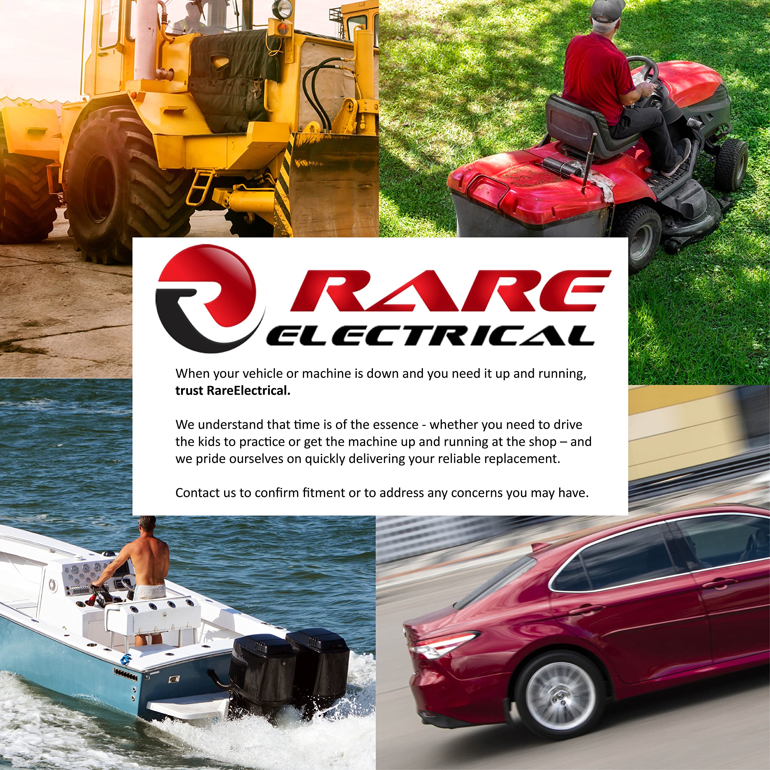 Rareelectrical New 16 Volt 60 Amp 1-Wire Mini Race Alternator Compatible With Hi Amp 8176 8166 2230 2231 2232 Type