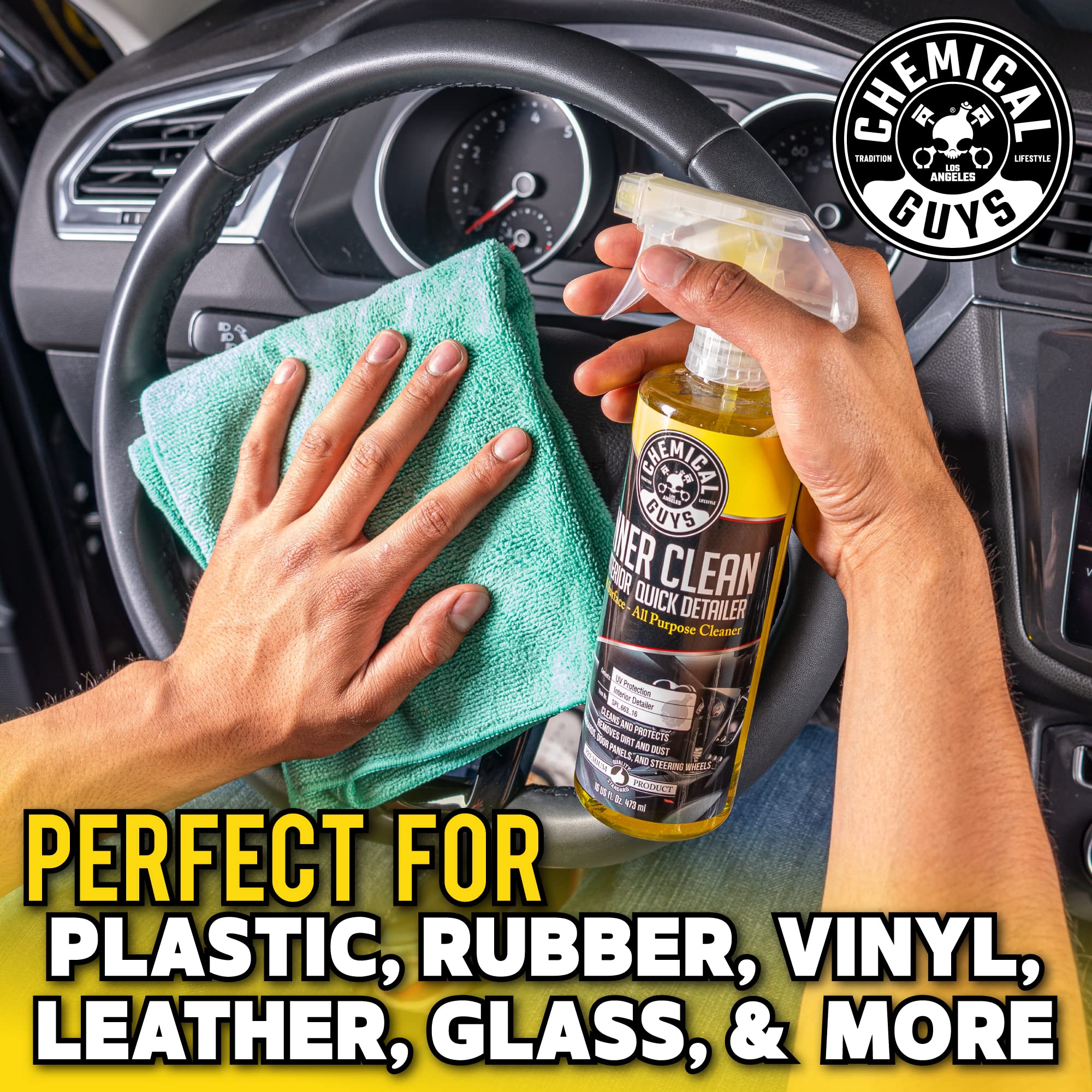 Chemical Guys Spi_663 Innerclean Interior Quick Detailer And Protectant, 1 Gal