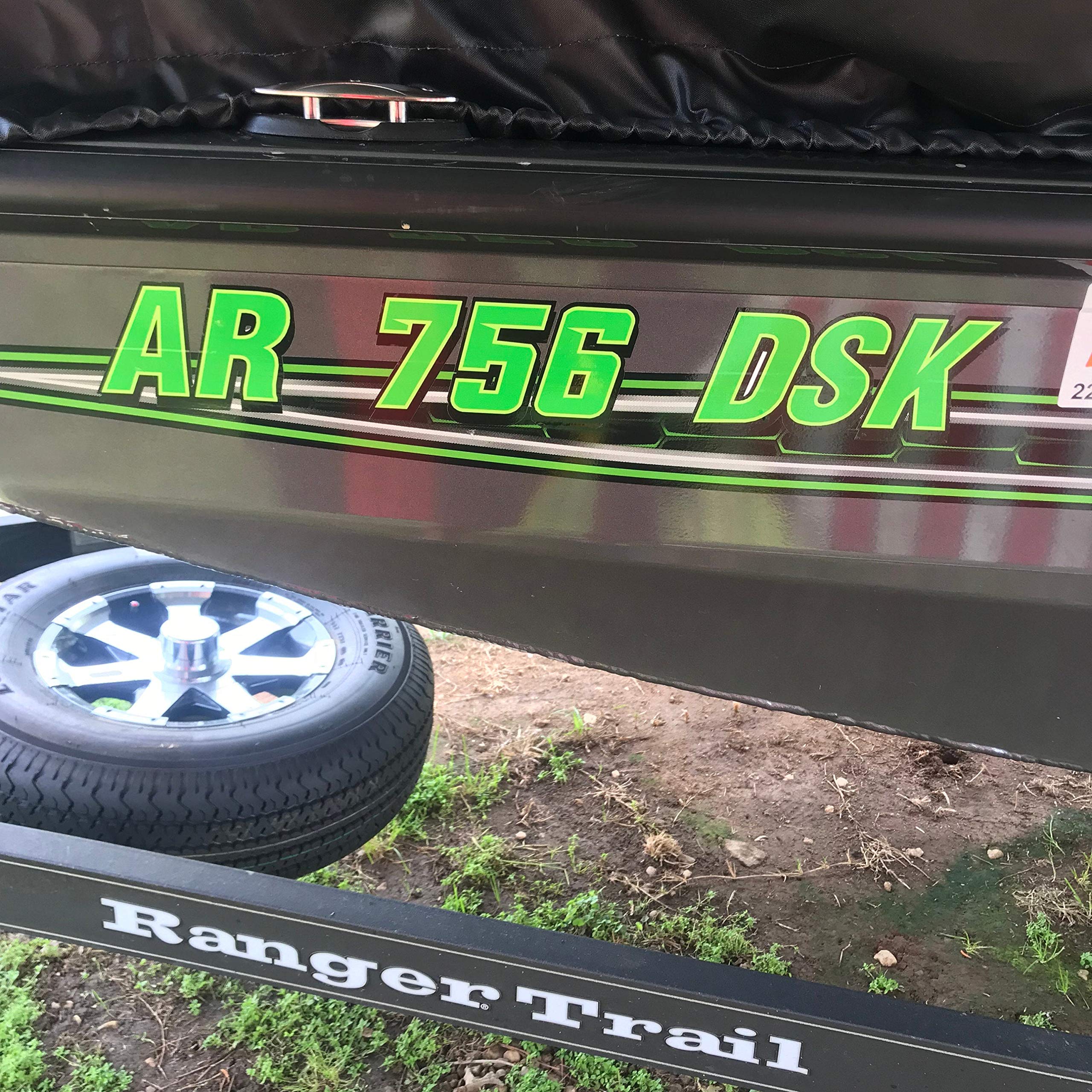 Boat Registration Numbers 2CL / 2 Pack/Custom State Registration Stickers/Vinyl Boat Decal Graphics Pair