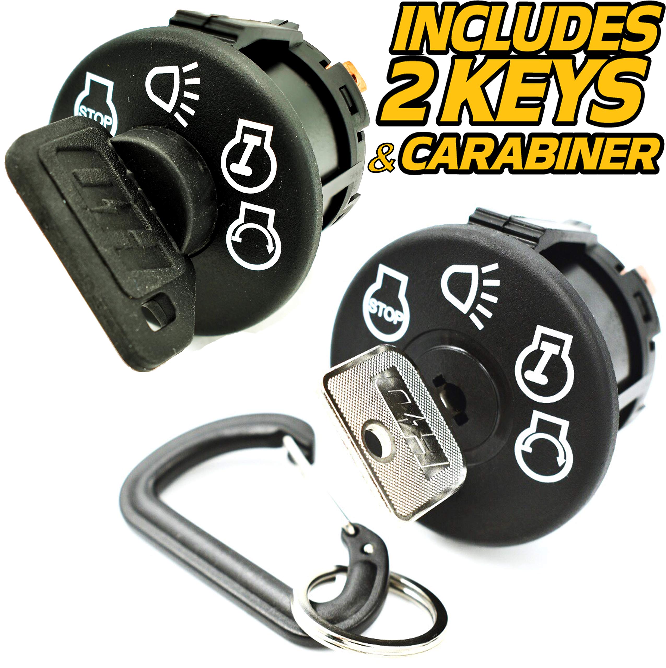 Hd Switch Starter Ignition Key Switch Fits John Deere D100 D105 D110 D120 D125 D130 D140 D150 D155 D160 D170 E100 E110 E120 E130 E140 E150 E160 E170 E180 S Series Includes 1 Umbrella & 1 Steel Key