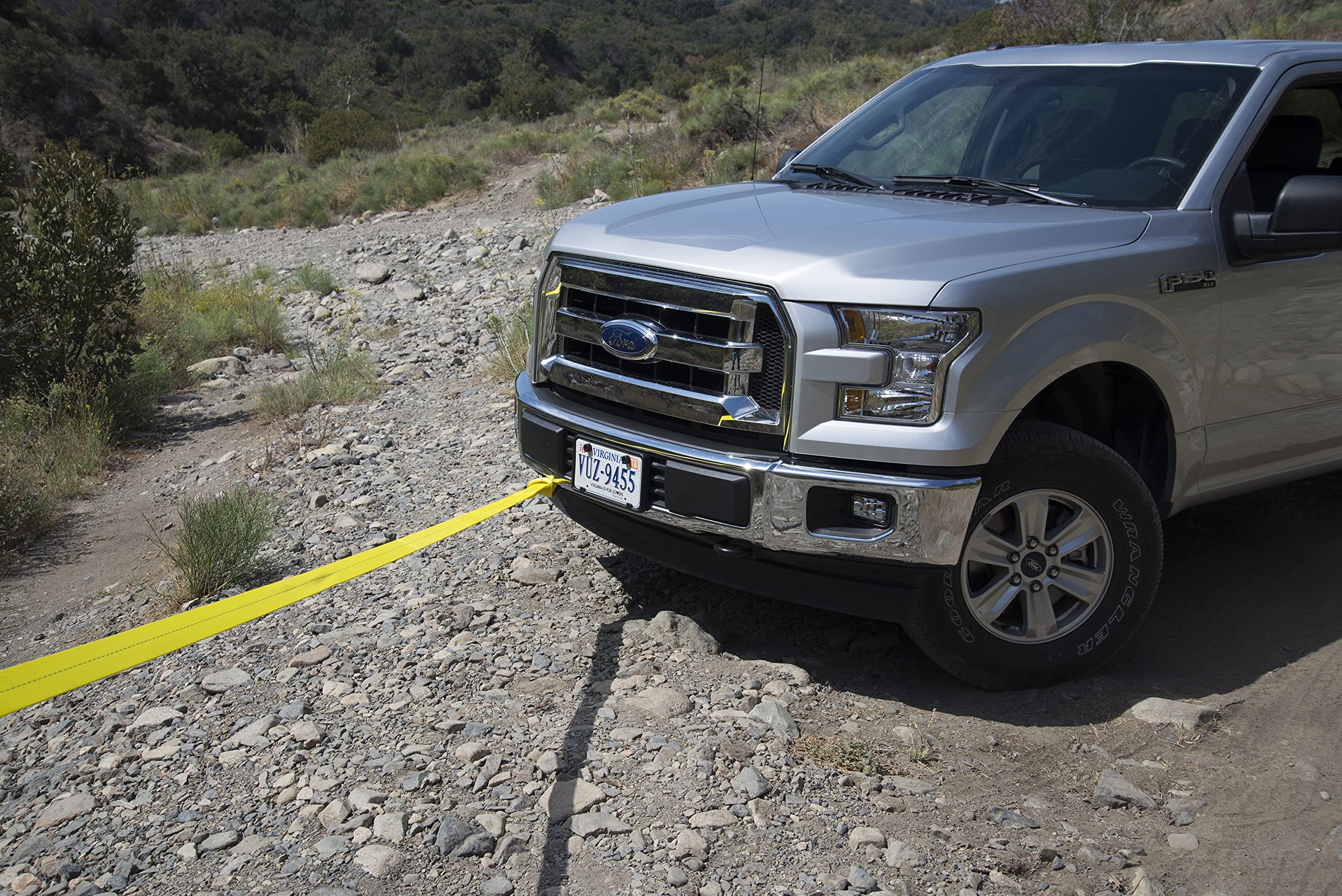 Keeper Tow Straps Heavy Duty With Loops - 3 X 20' Towing And Recovery Rope, 22,500 Lbs Break Strength - Designed For Trucks, Suvs, And Off-Road Recovery