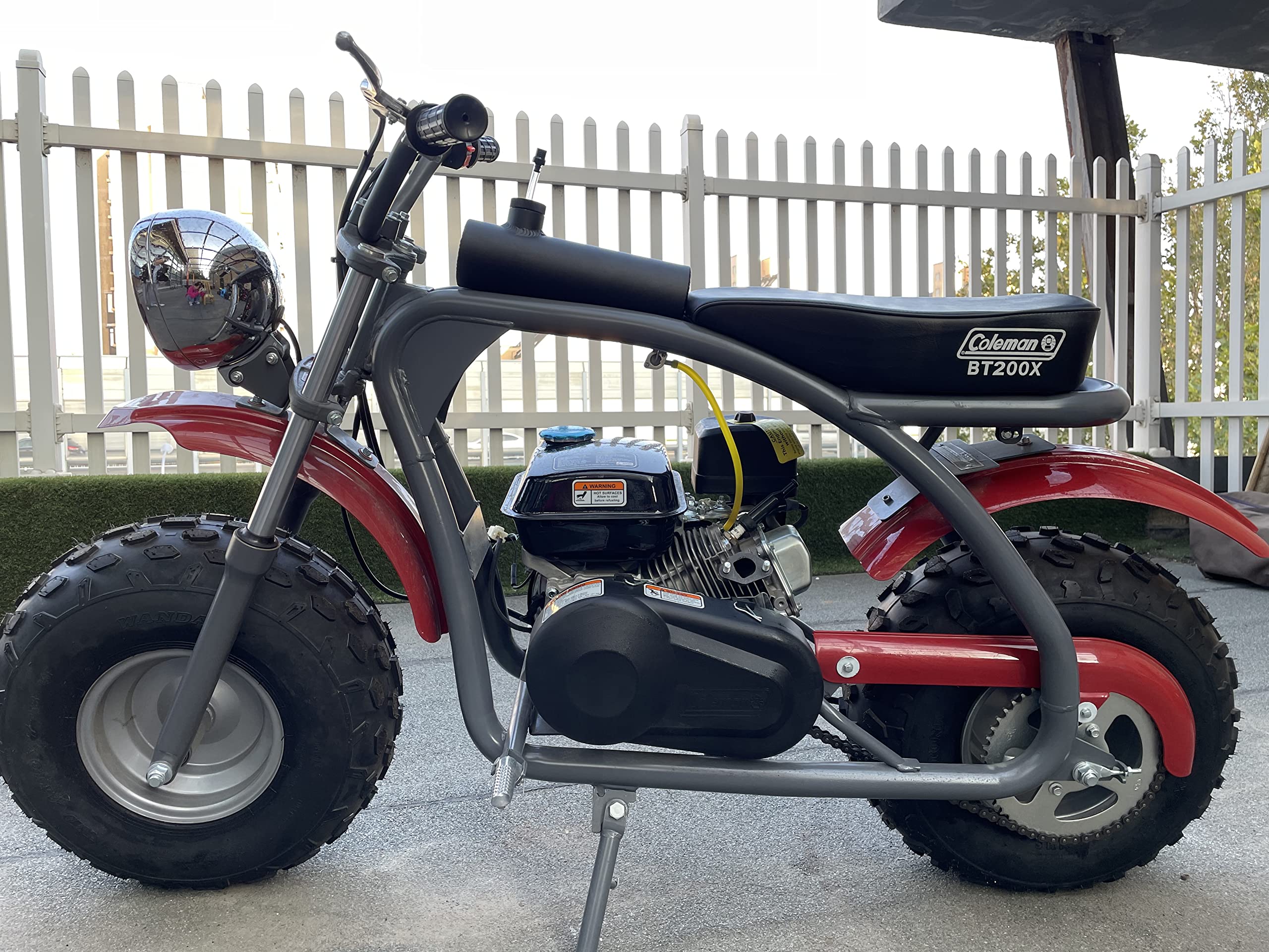 Sjvlxhi Black Gas Tank Aluminum Cylinder 10'' For Coleman Powersports Ct200U Bt200X Ct200U-Ex,For Predator 212Cc 196Cc/6.5Hp Go