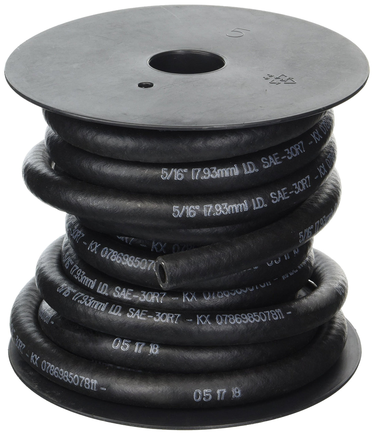 HBD Thermoid SAE 30R7 Fuel Line Hose 25 Foot x 5/16 Inch Inside Diameter