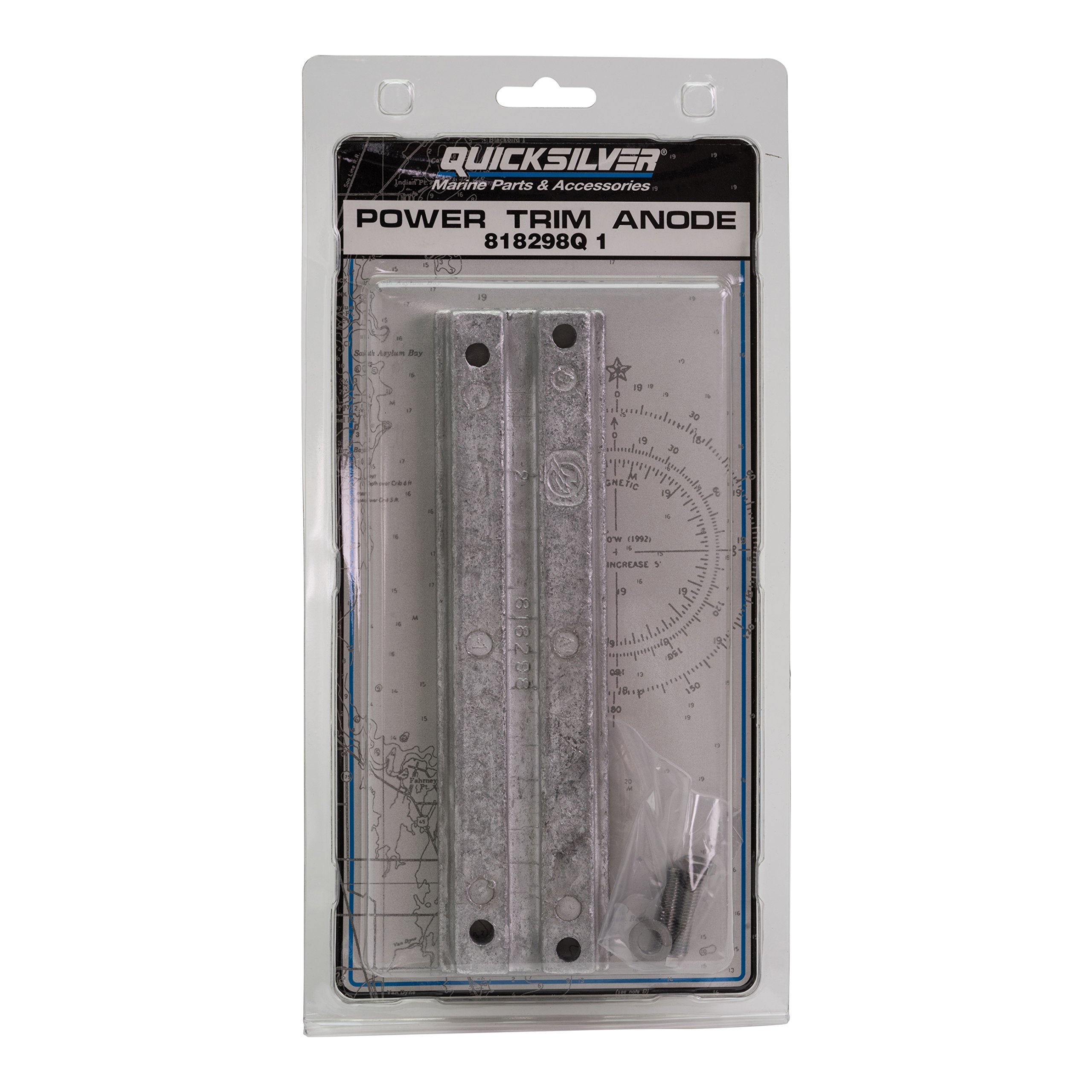 Quicksilver 818298Q1 Aluminum Anode For Mercury And Mariner Power Trim Pump Assembly