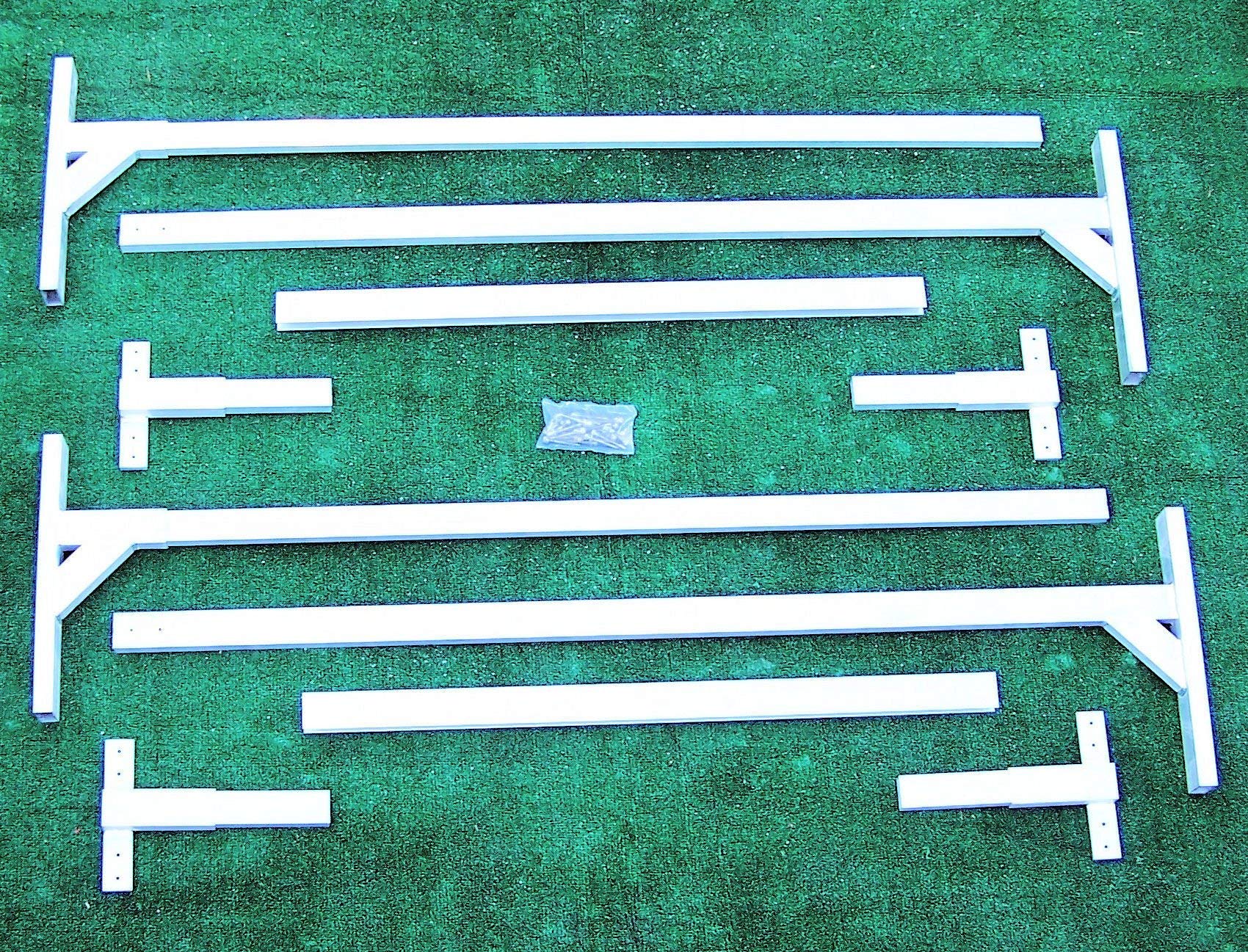 Fitz-All Adjustable Aluminum Trailer Ladder Rack (Ra-28) For Enclosed Trailers By Rack 'Em