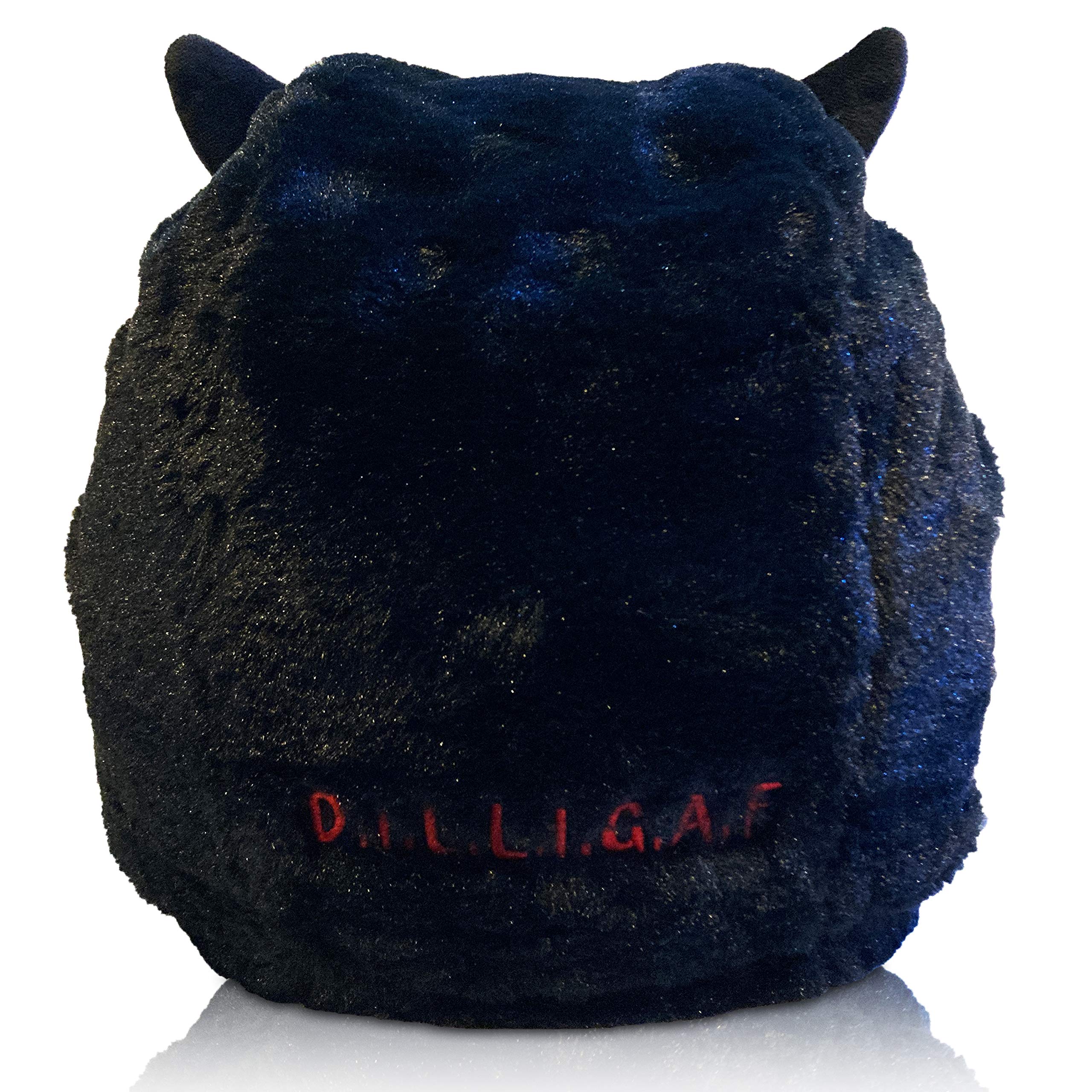 Devil Emoticon Motorcycle Helmet Cover Sleeve, Funny Cool Cartoon Full Face For Adults By Carbon Moto Gear D.I.L.L.I.G.A.F. Line