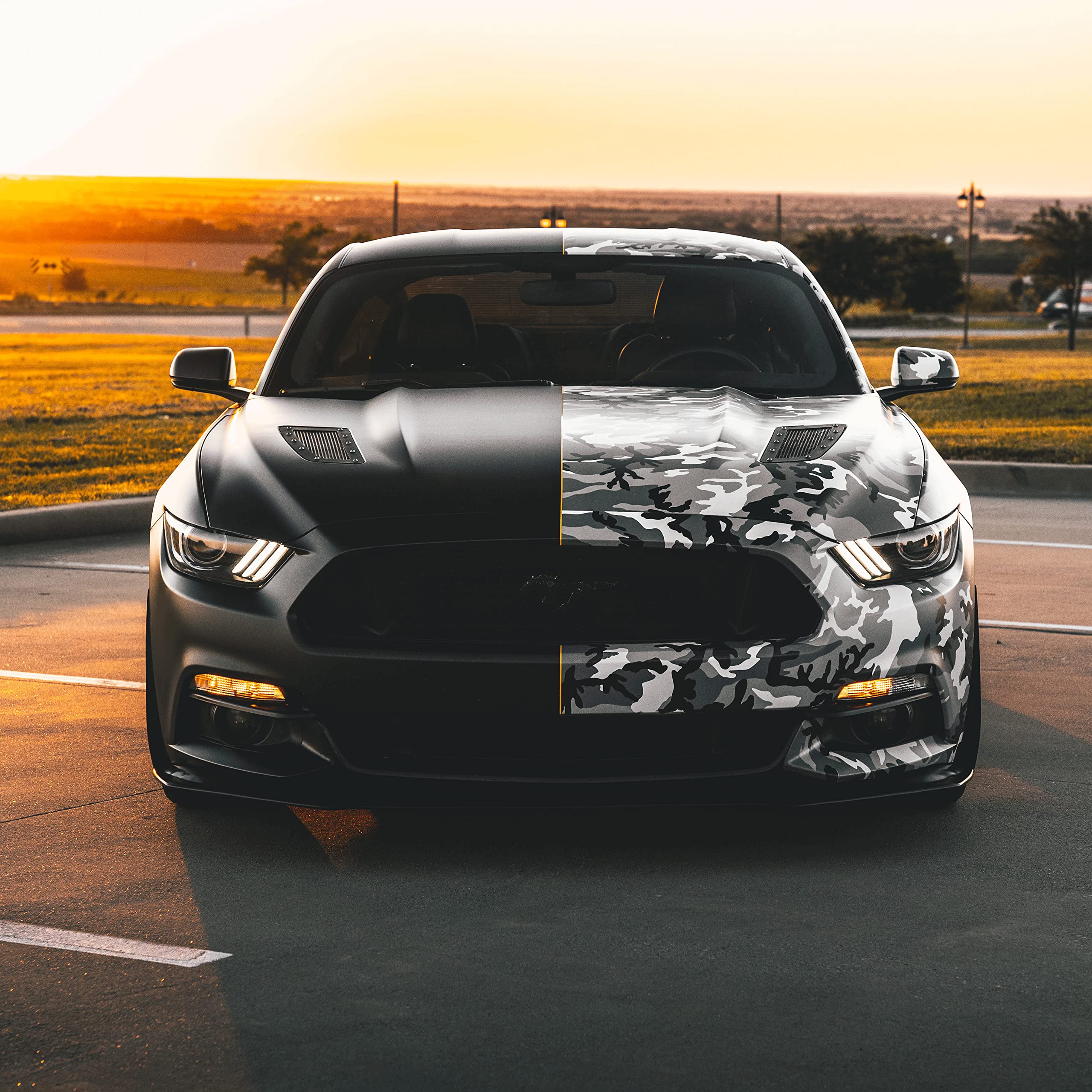 Vvivid Vinyl Camouflage Pattern Wrap Air-Release Adhesive Film Sheets (Snow Camo 20Ft X 5Ft)