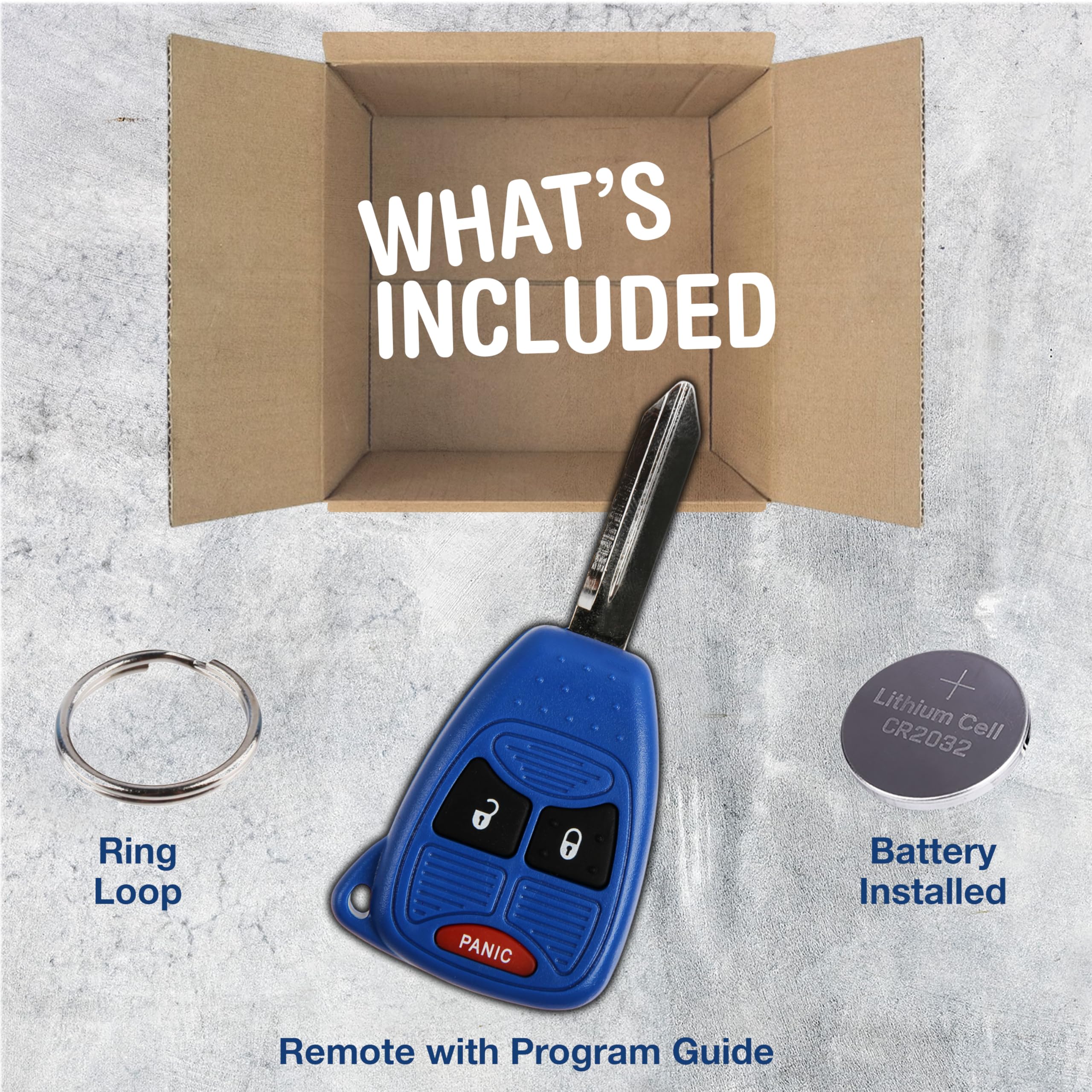 Keylessoption Key Fob For 2004 2005 2006 2007 2008 2009 2010 2011 2012 2013 2014 2015 2016 2017 Chrysler 300 Dodge Charger Jeep