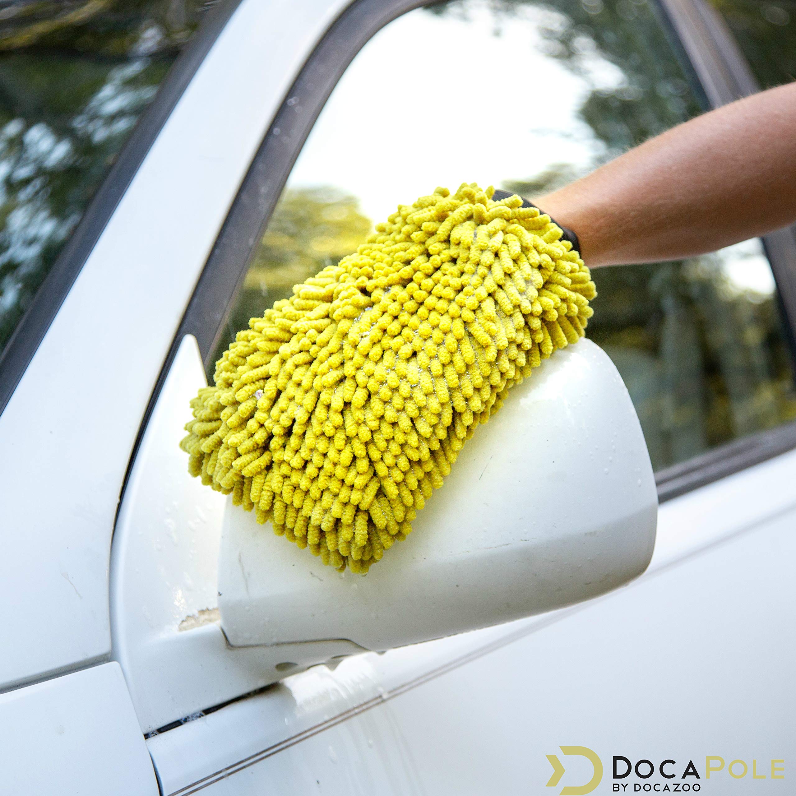 Doca Car Wash Equipment - Car Wash Mitt Attachment - Other Options Include Mop, Squeegee, Kit, Soft Bristle Brush With Or Withou