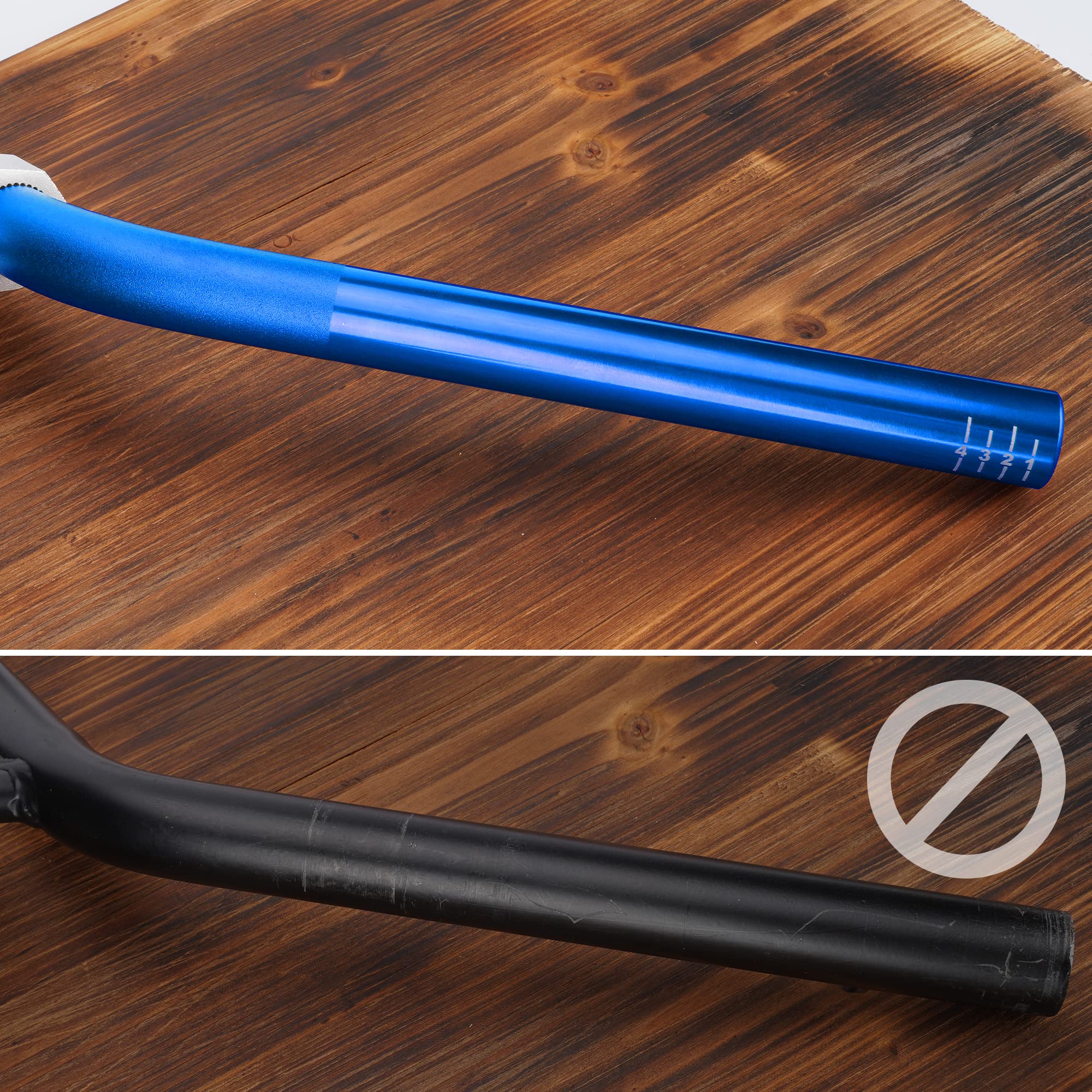 Handle Bar With Foam Pad 7/8'' 22Mm Handlebar Compatible With Crf Yzf Kxf Klx Rmz Drz Pit Dirt Bike Motocross Atv Quad Blue