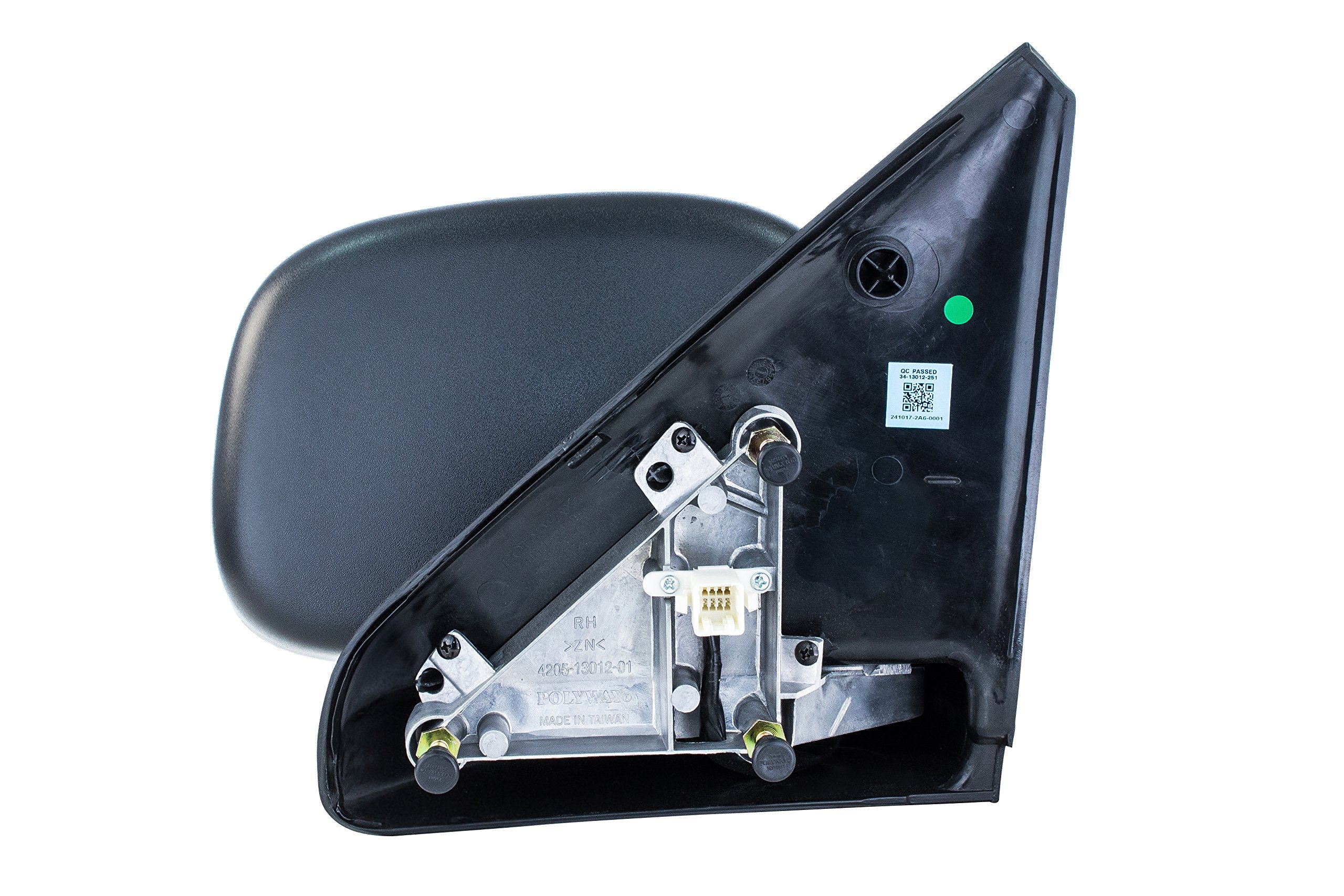 Dependable Direct Right Passenger Side Mirror - Power Operated, Textured, Heated, Folding Compatible With Dodge Ram 1500 2500 3500 (2002 2003 2004 2005 2006 2007 2008 2009 2010) - Ch1321215