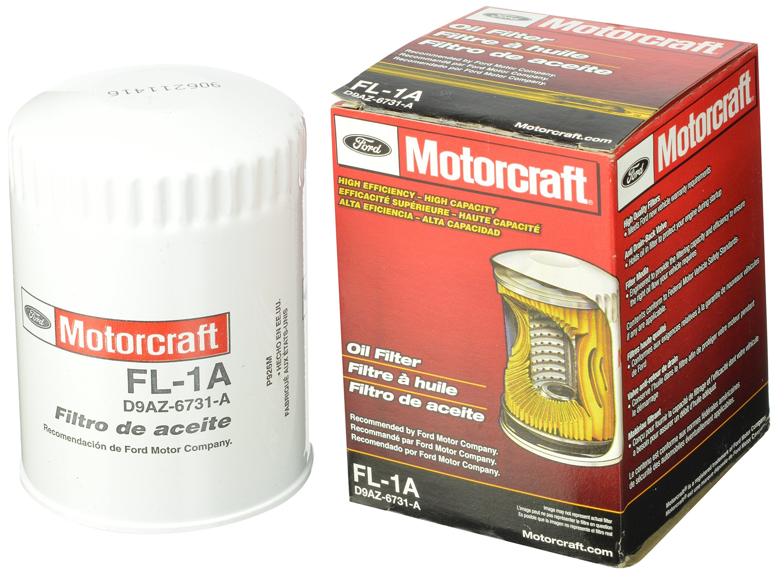 Motorcraft Fl-1-A Oil Filter