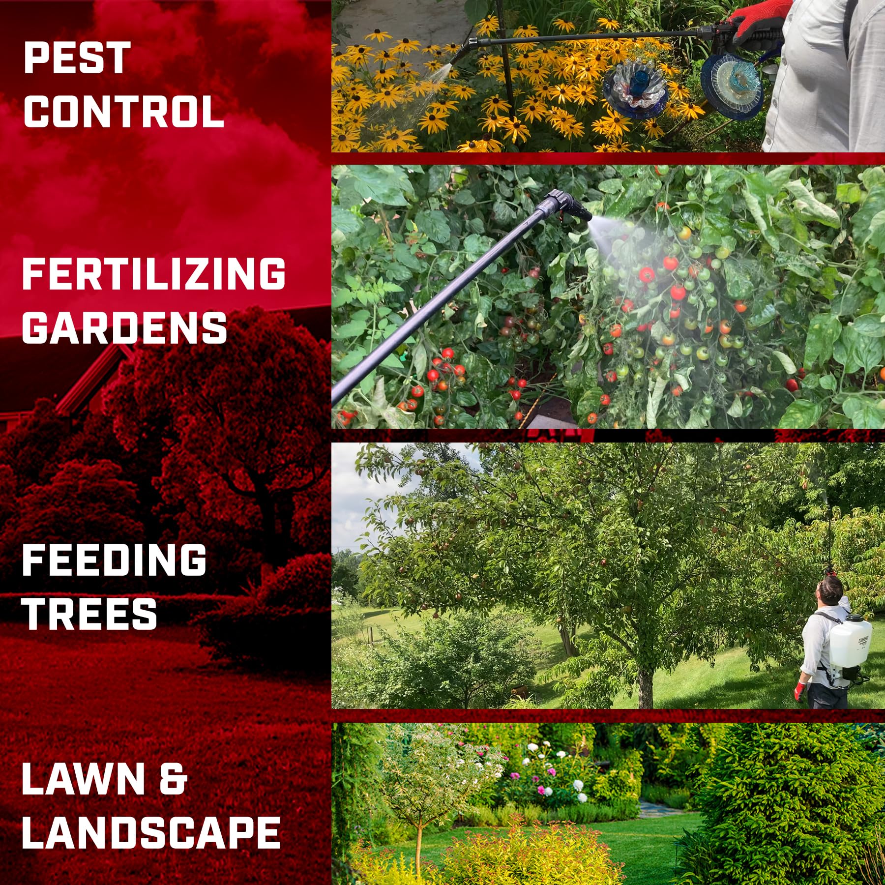 Chapin 60124: 4-Gallon Multi-Purpose Internal Battery Rechargeable Backpack Sprayer, Translucent White, Poly Tank