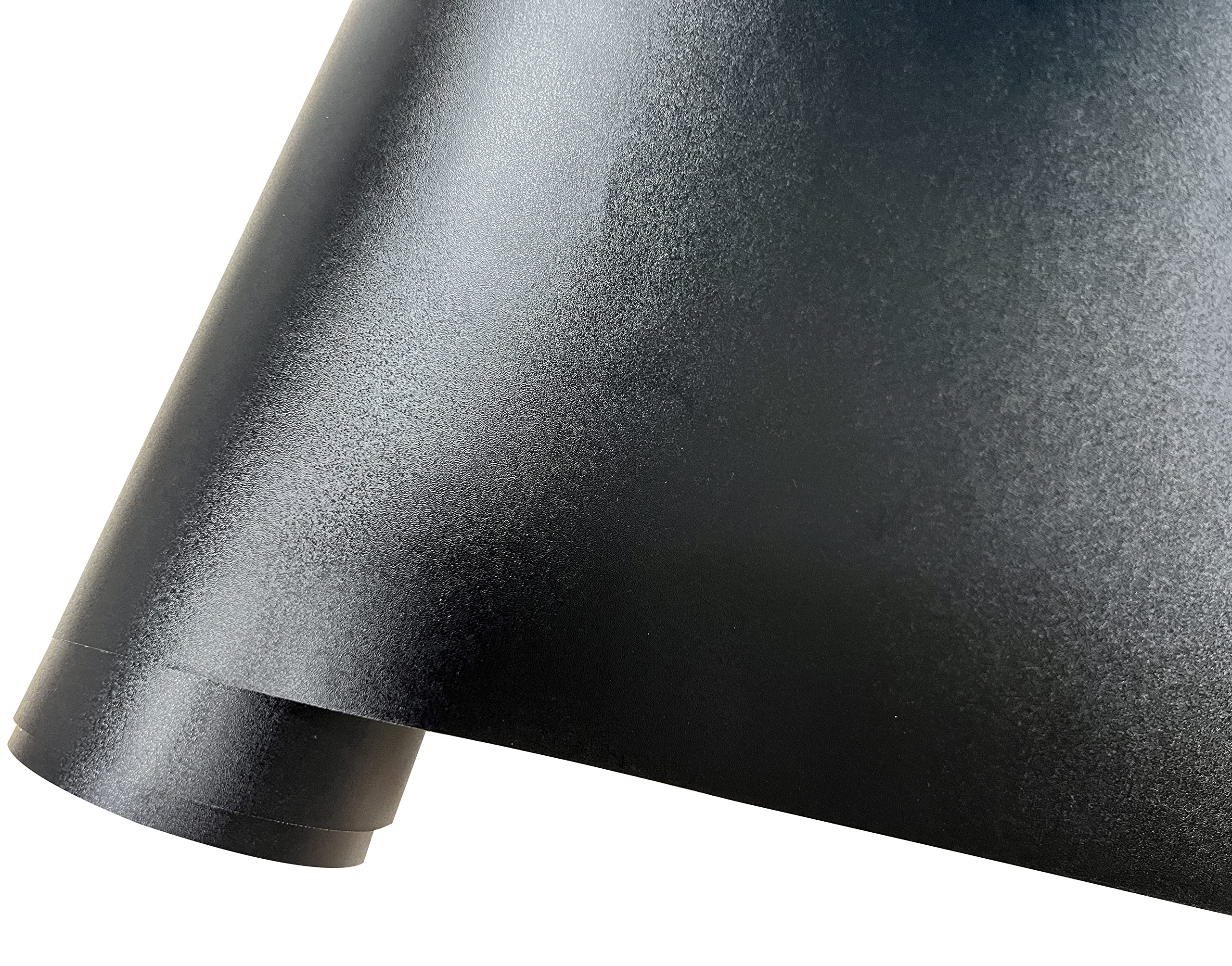 Lzlrun Frosted Matte Black Vinyl Wrap Roll Air Release Sticker Sheet Film Diy Decal Car Auto Vehicle Morotcycle Self Adhesive - 1Ft X 3.5Ft