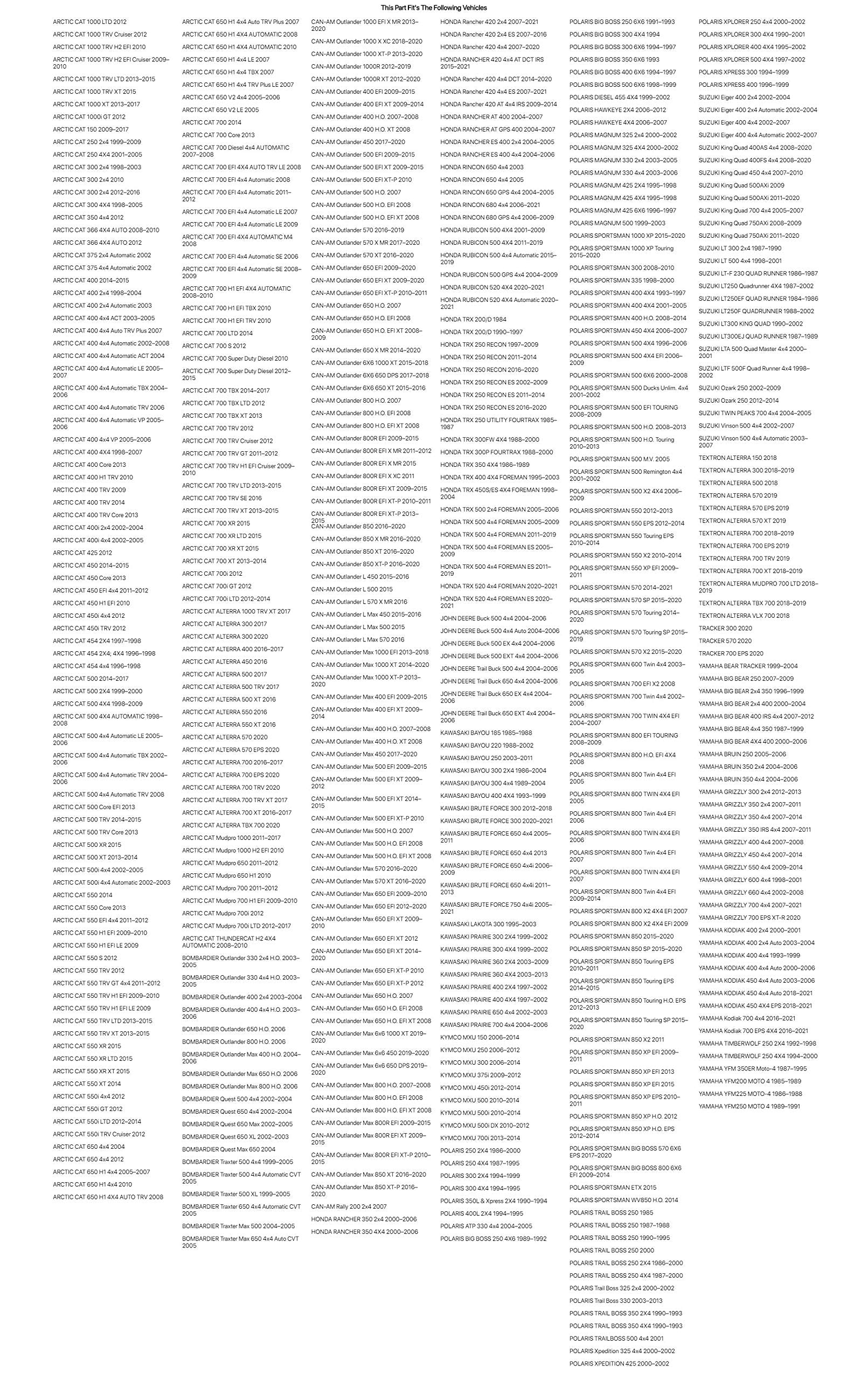 American Trails - Atv Fender Bag Black Front Rear Tank Rack Accessories Cargo Storage Pack Waterproof Cooler Utv Roll Cage Bar