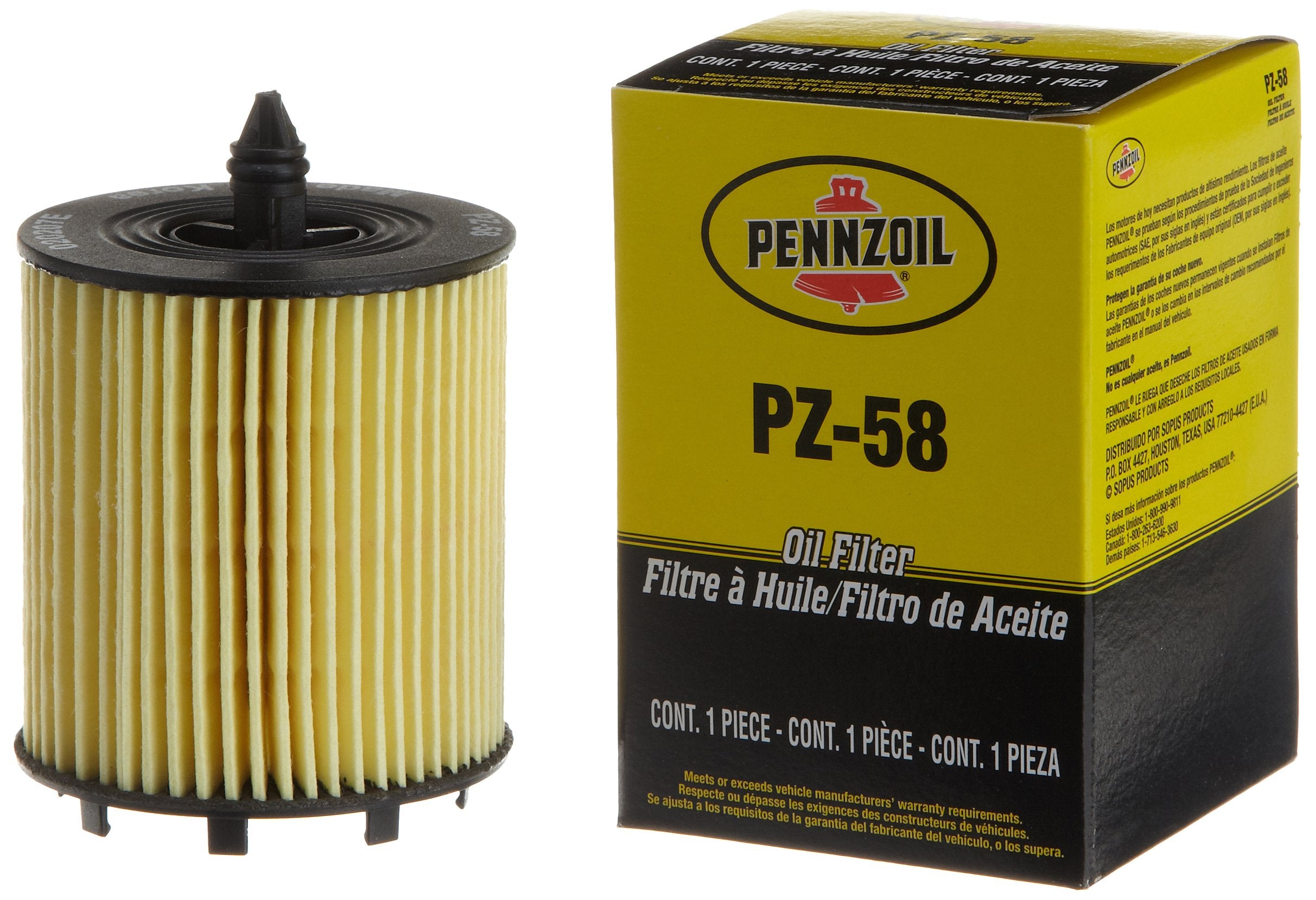 8070958 Oil Filter Pz 58 Pennzoil Pz 58 Oil Filter (Pack Of 1)