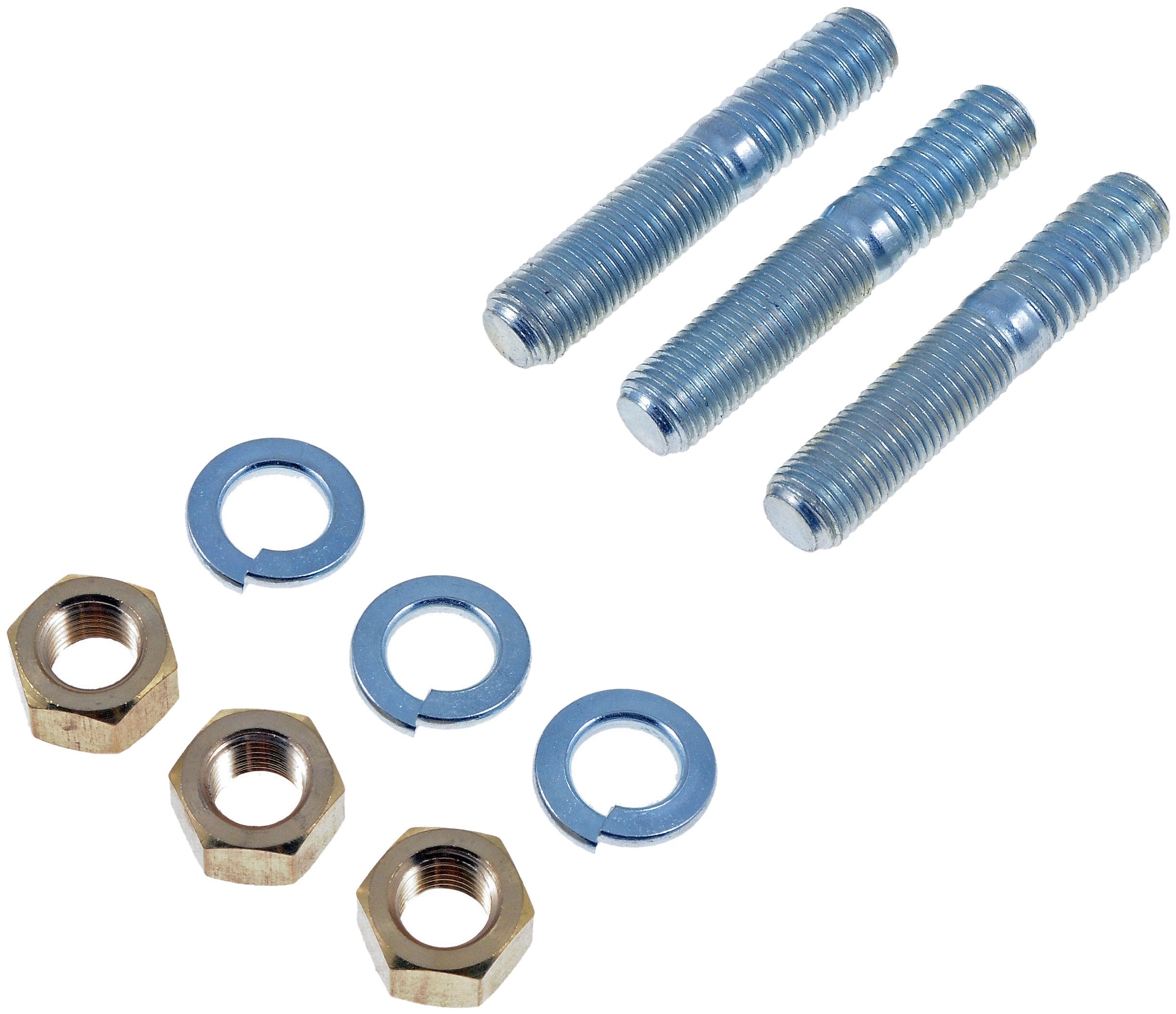 Dorman 03103 Front Exhaust Stud Kit - 3/8-24 X 2 In. Compatible With Select Chrysler / Dodge / Plymouth Models
