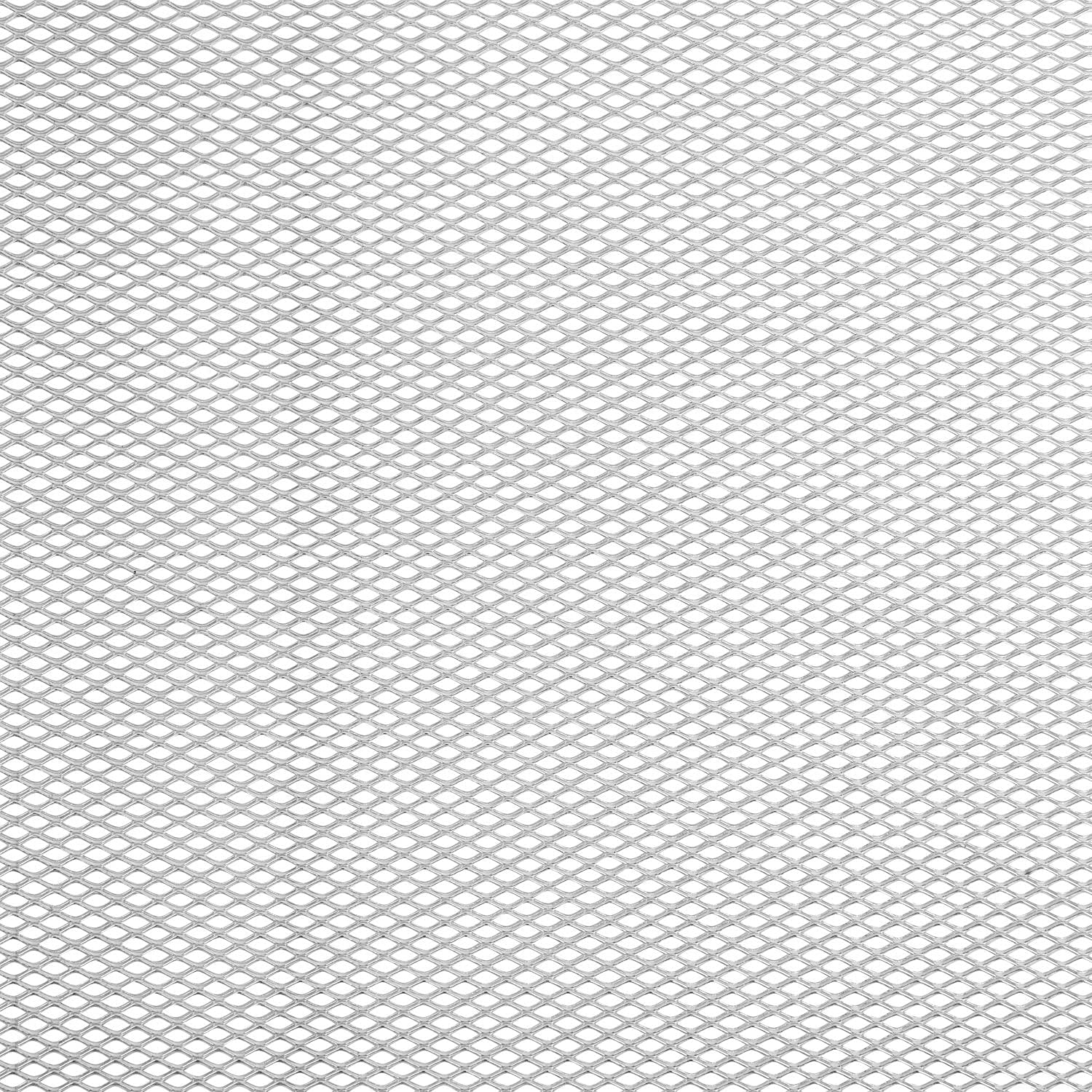 Aggauto Universal 40''X13'' Car Grill Mesh - Aluminum Alloy Automotive Grille Insert Bumper Rhombic Hole 3X6Mm, One Of The Most