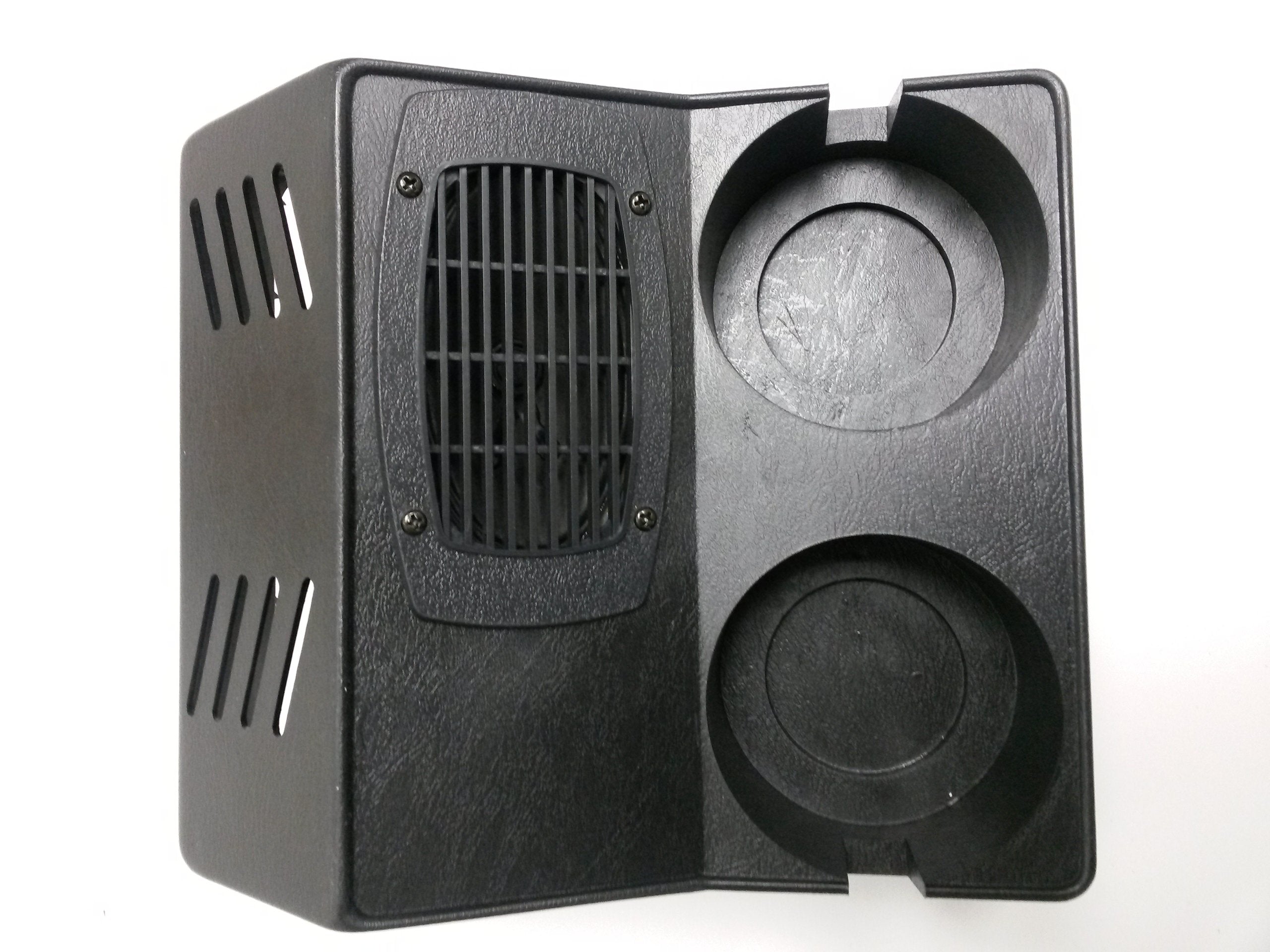 Workman Cb Radio Hump Mount With Speaker And Cup Holders