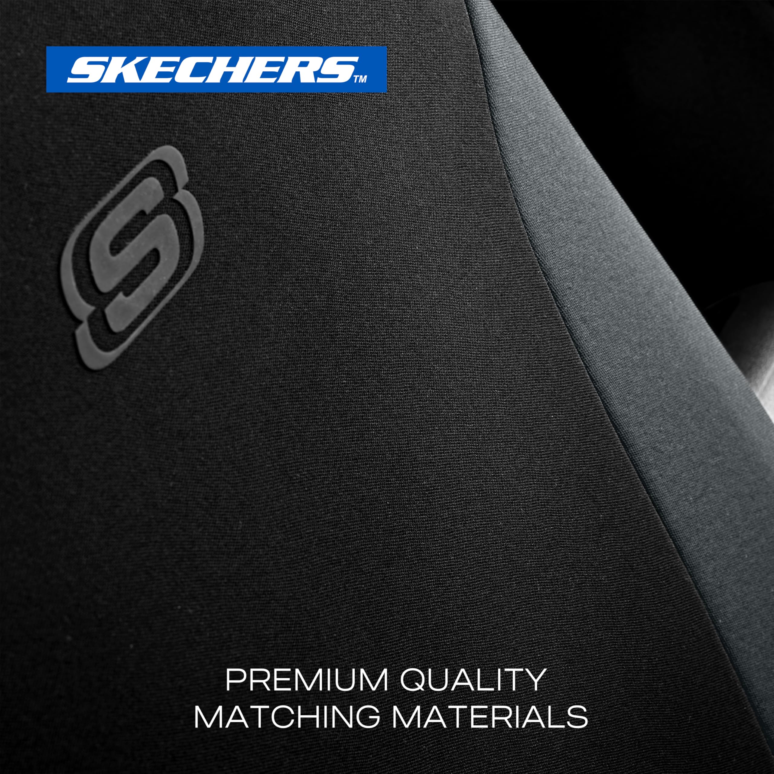 Skechers Car Seat Covers, Premium Breathable Polyester Seat Covers, Car Seat Covers Front Seats Airbag Compatible, Automotive Co