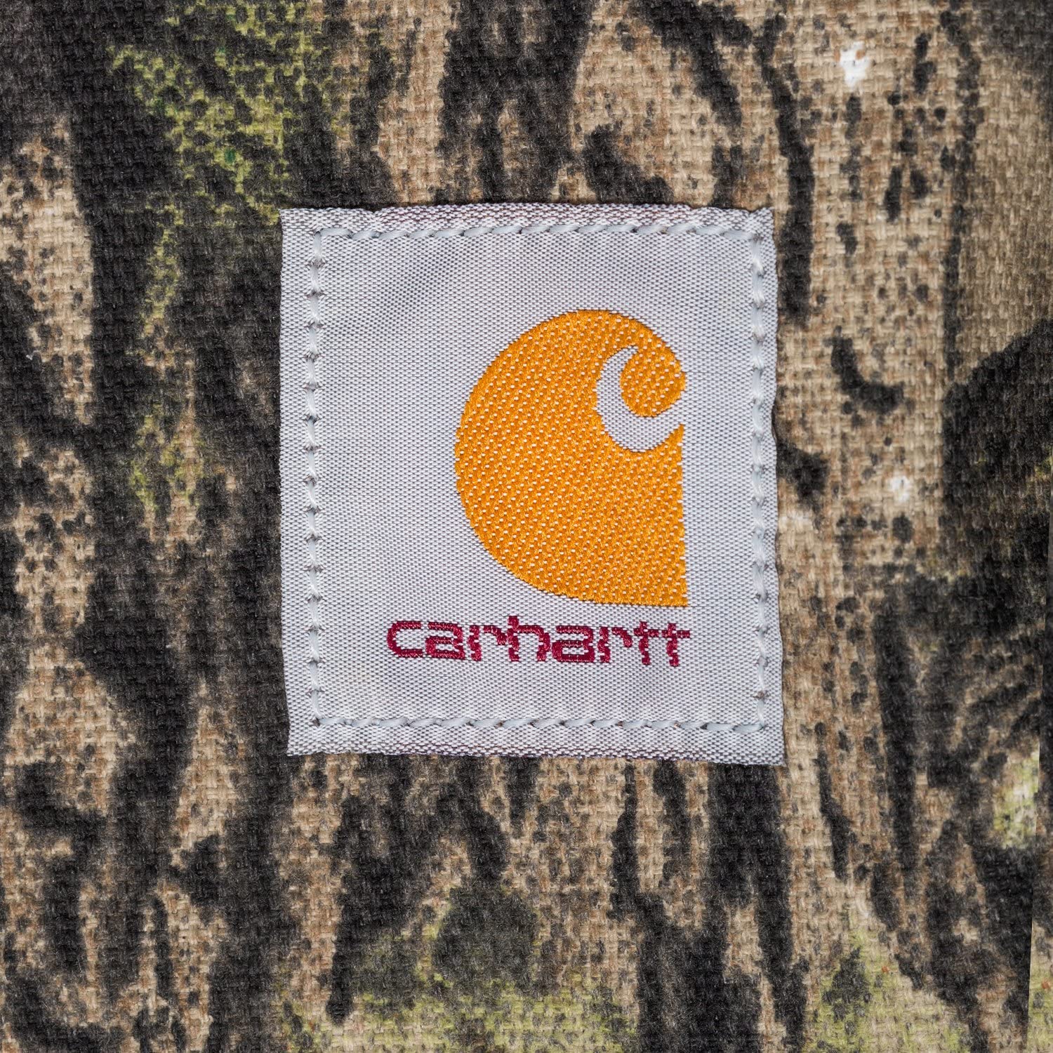 Covercraft Carhartt Mossy Oak Camo Seatsaver Second Row Custom Fit Seat Cover For Select Toyota Tacoma Models - Duck Weave (Brea