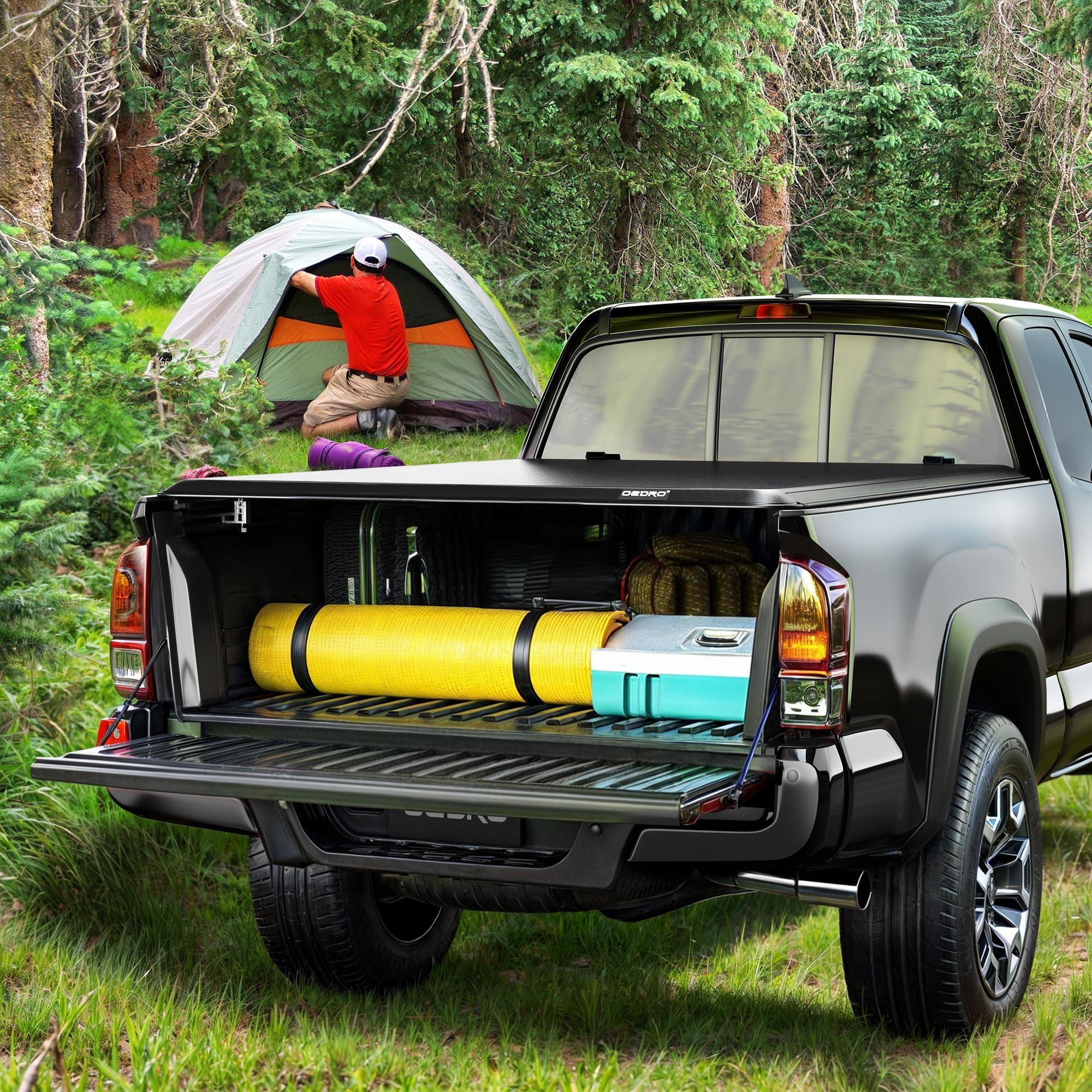 Oedro Soft Roll Up Truck Bed Tonneau Cover Compatible With 2019 2020 2021 2022 2023 2024 Dodge Ram 1500 New Body Style 6.4 Ft Be