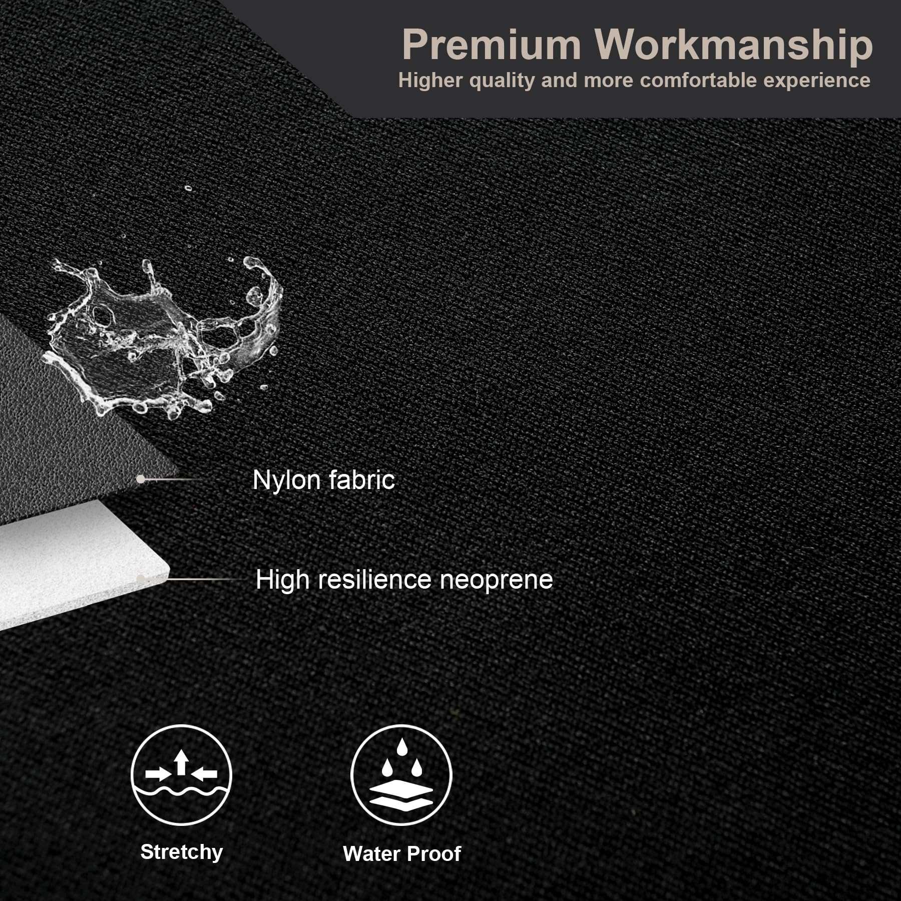 Giant Panda Custom Fit Console Cover For 2013-2018 Ram 1500 & 2013-2024 Ram 2500/3500/1500 Classic Model Jump Seat Console - Neo