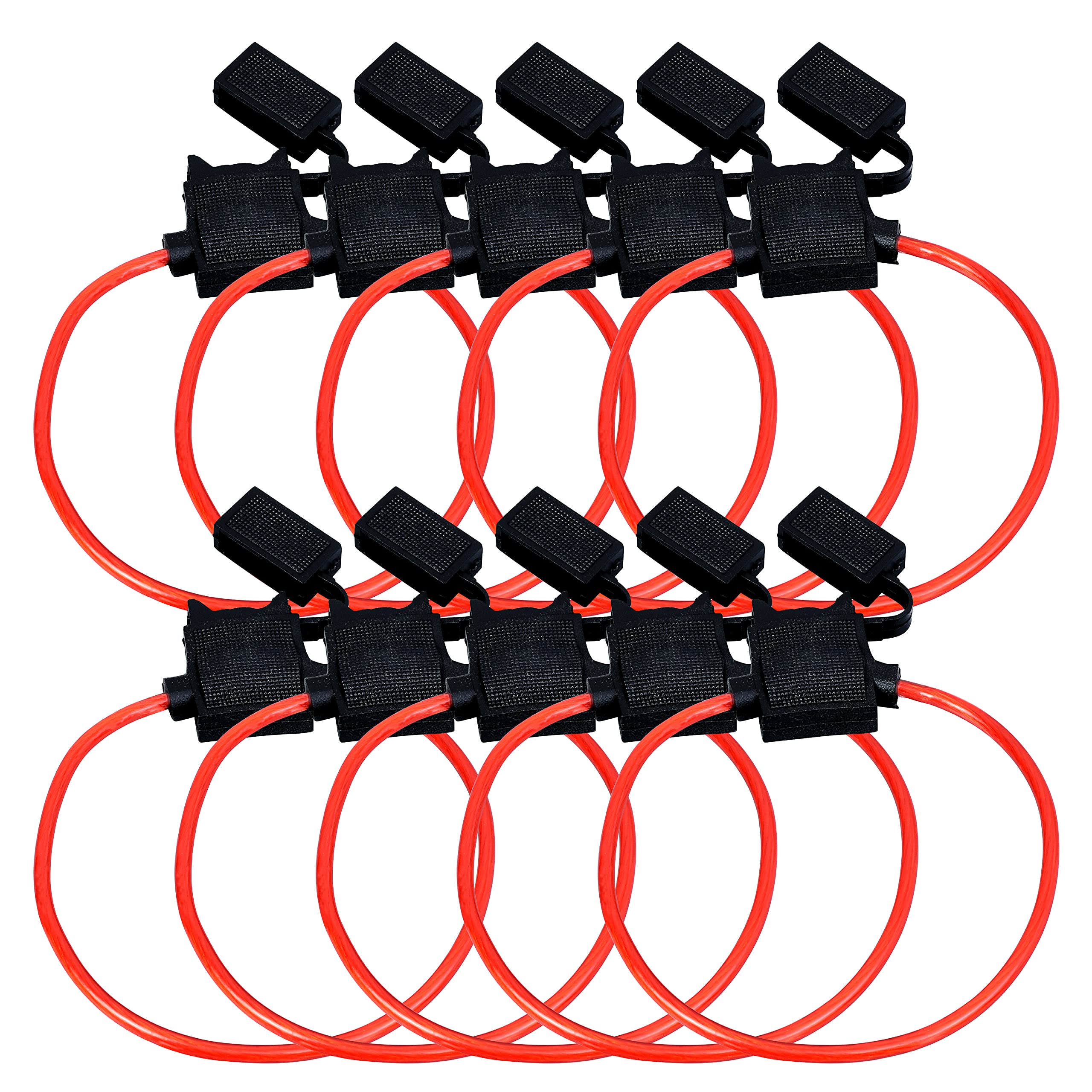 Conext Link Lfh14Atc-10 Loop Atc Fuse Holder With Cover Without Fuse 10 Pack (14 Gauge) (15038)
