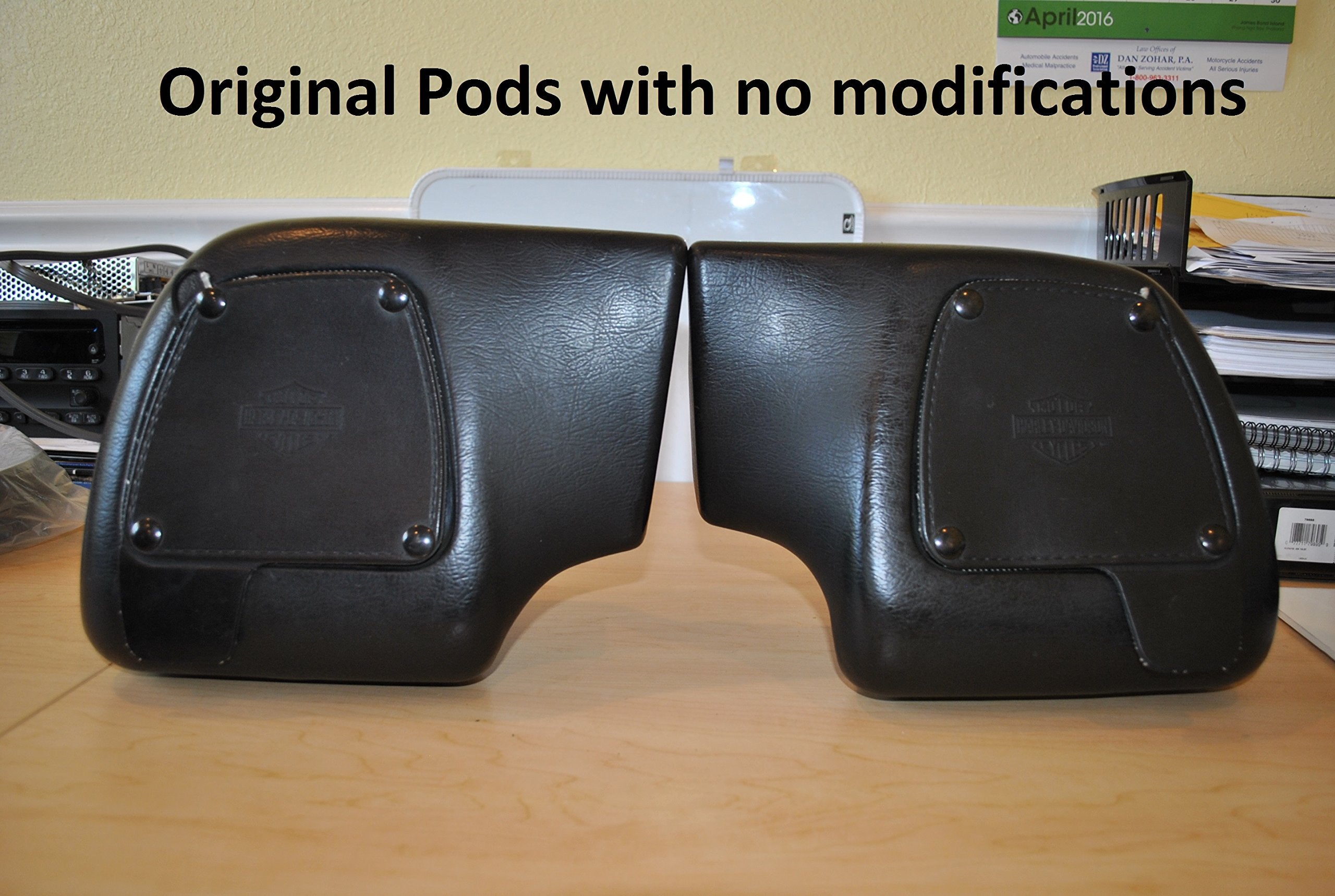 Custom Install Parts NON- Vented Lower Fairing 6.5&quot; Speaker Adapter Compatible with Harley Davidson Touring 1989-2004