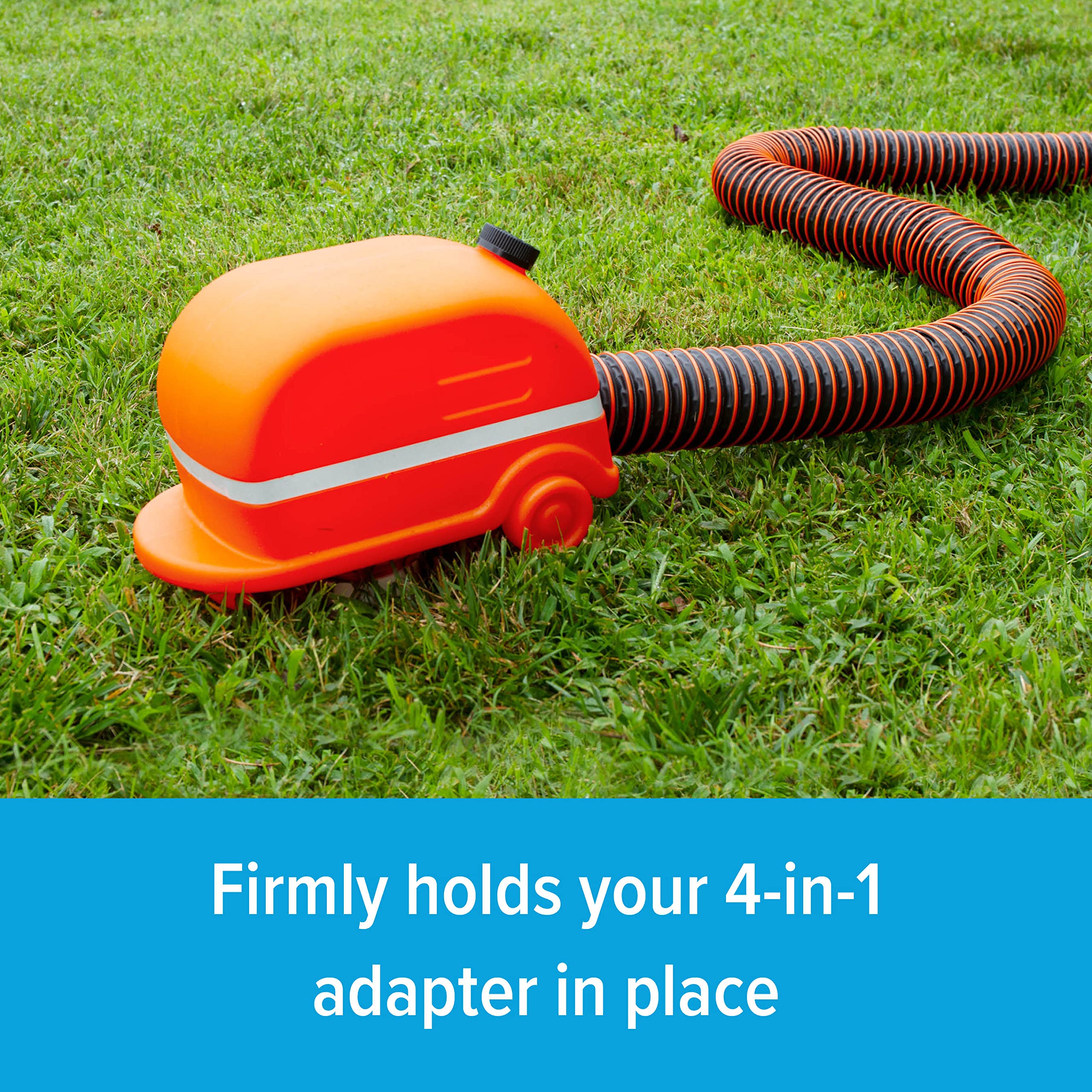 Camco Orange Retro Camper Rv Sewer Weight-Safely Secures Your 4-In-1 Adapter In Place At Dump Stations-Features A Fillable Tank